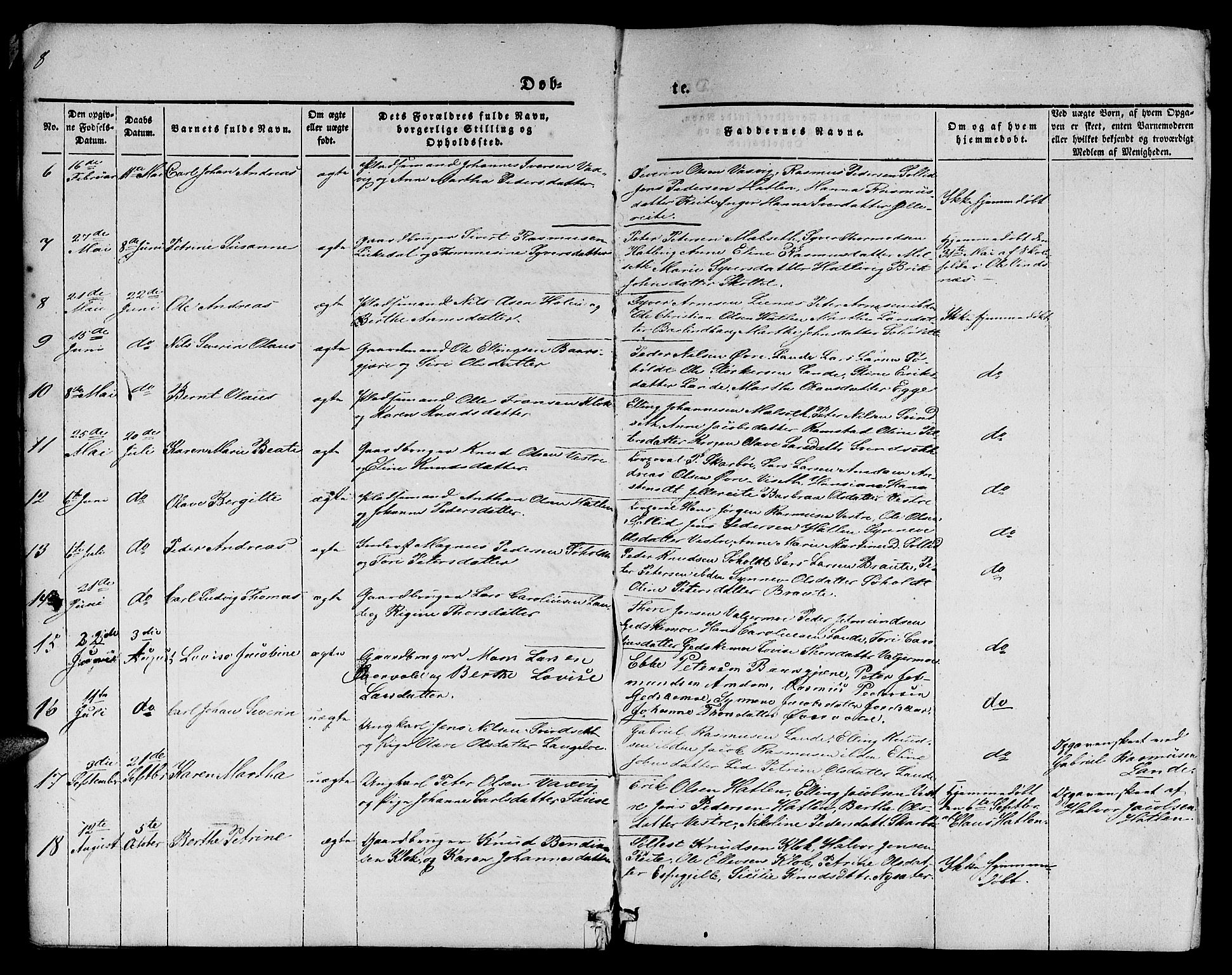 Ministerialprotokoller, klokkerbøker og fødselsregistre - Møre og Romsdal, AV/SAT-A-1454/522/L0324: Parish register (copy) no. 522C03, 1854-1871, p. 8