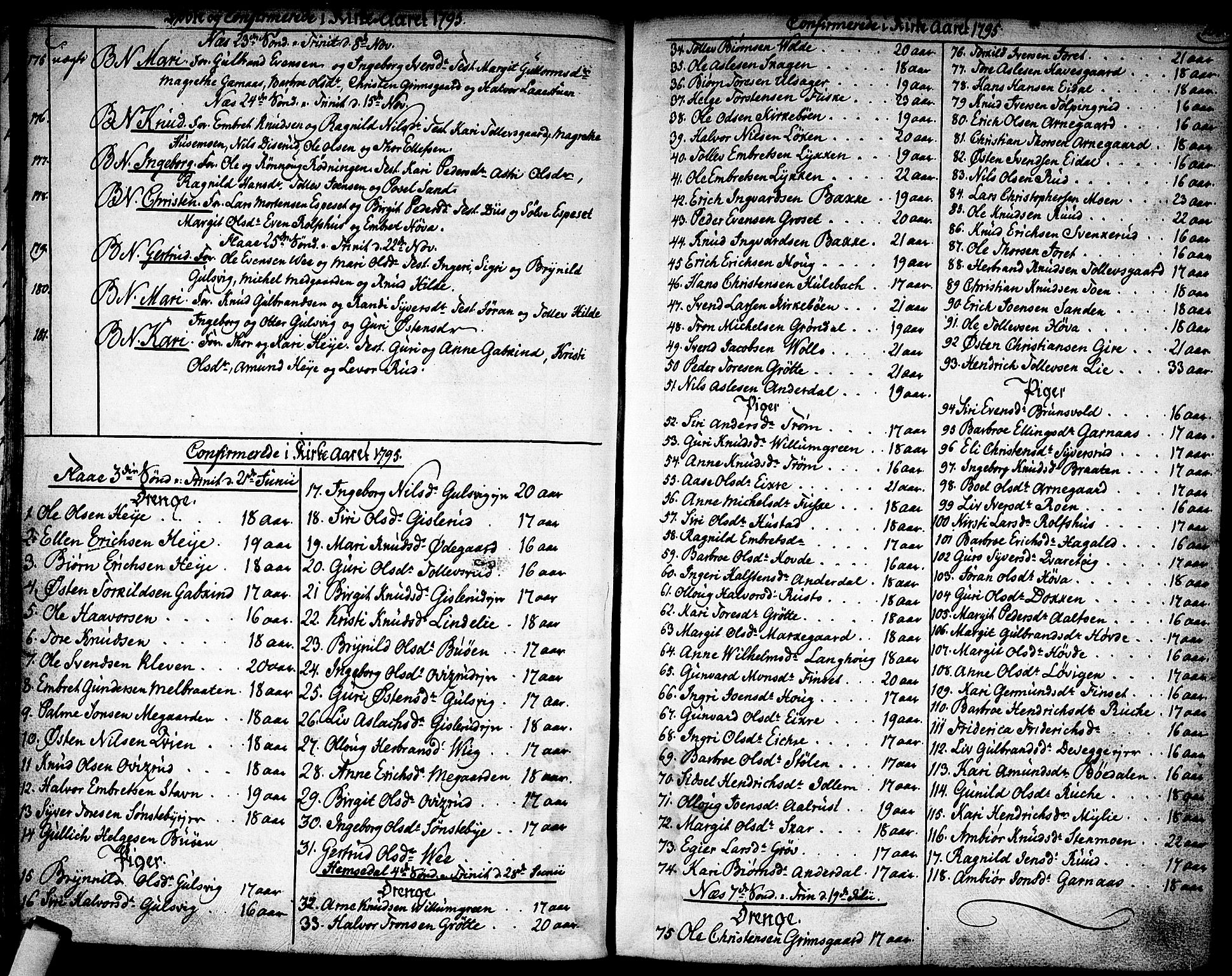 Nes kirkebøker, AV/SAKO-A-236/F/Fa/L0005: Parish register (official) no. 5, 1787-1807, p. 136-137