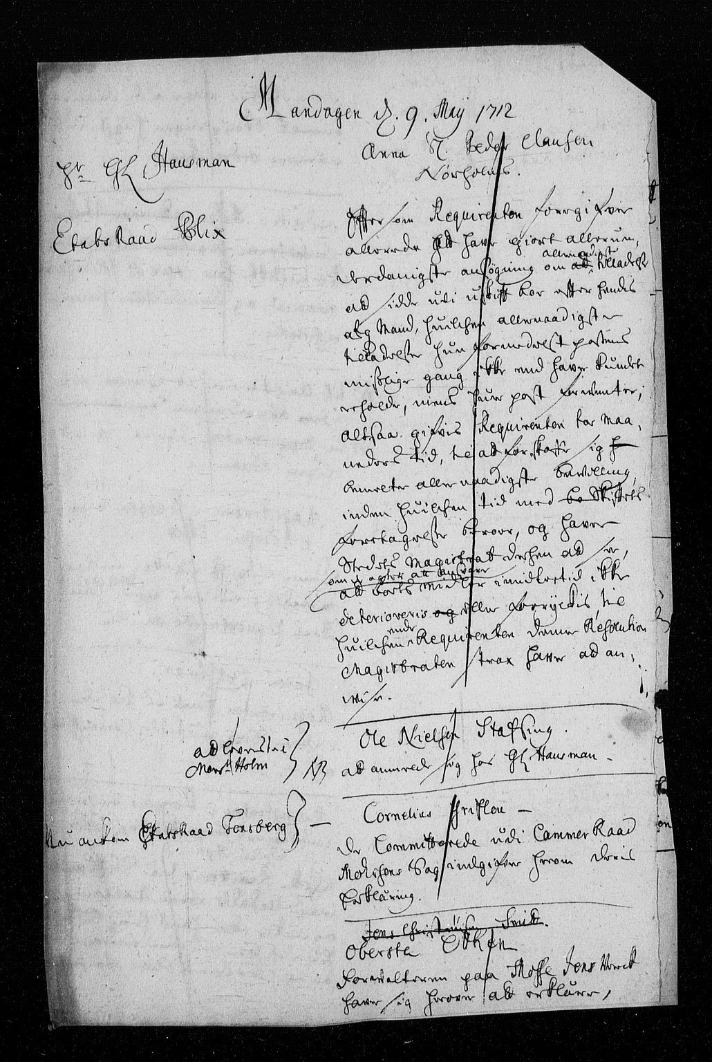 Stattholderembetet 1572-1771, AV/RA-EA-2870/Aa/L0004: Konsept til voteringsprotokoll, 1712, p. 123