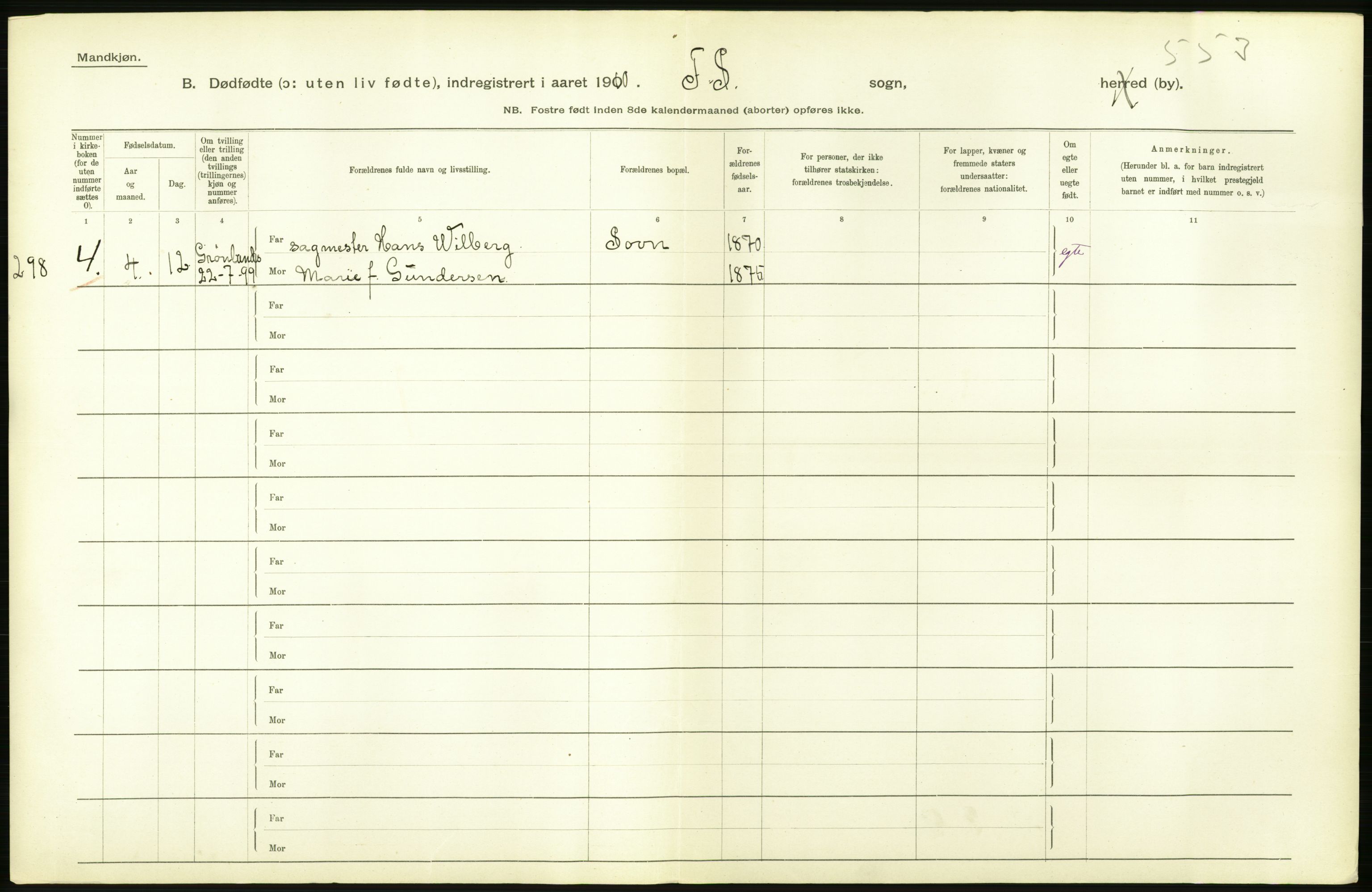 Statistisk sentralbyrå, Sosiodemografiske emner, Befolkning, AV/RA-S-2228/D/Df/Dfa/Dfah/L0009: Kristiania: Gifte og dødfødte., 1910, p. 748