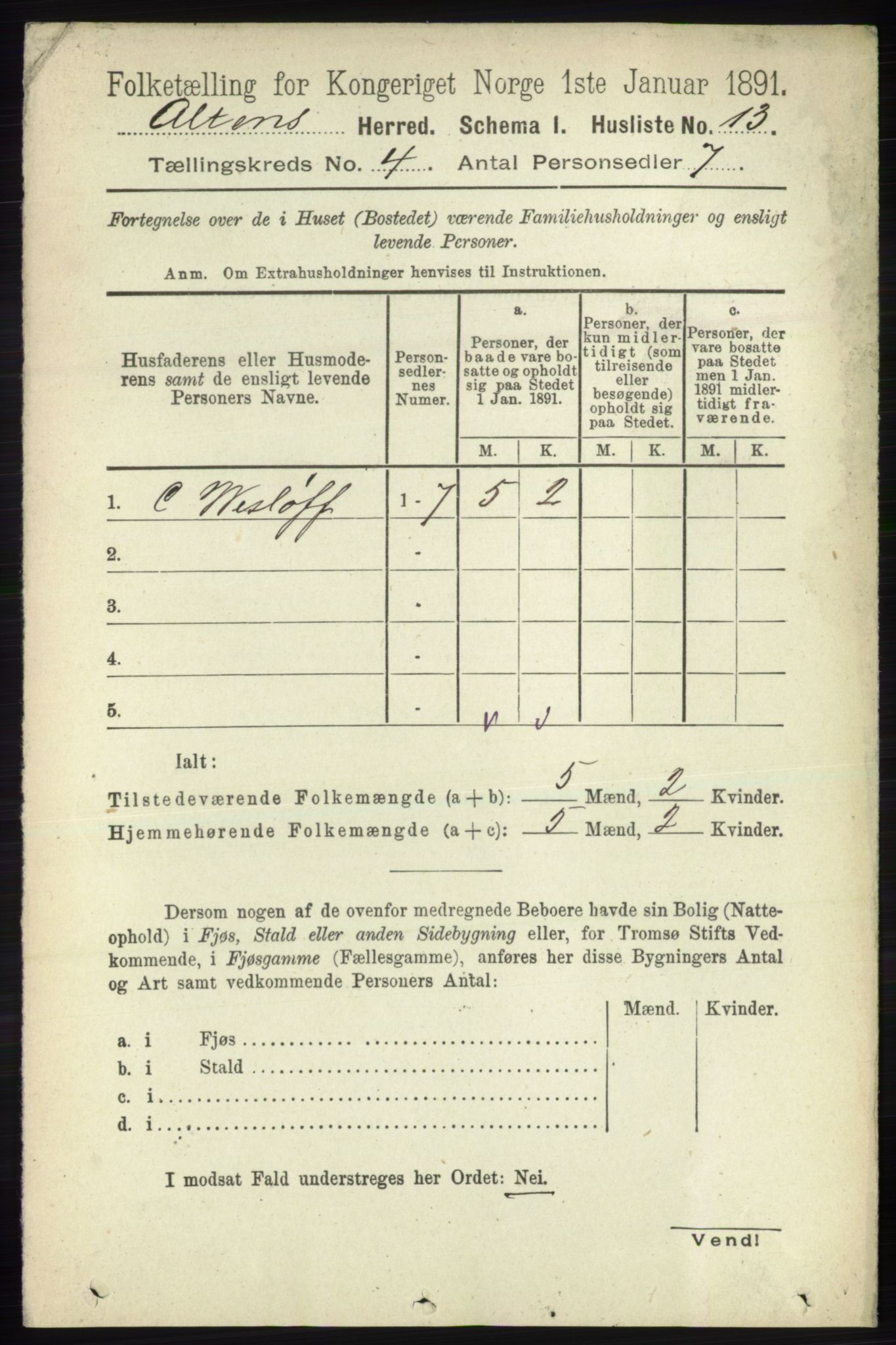 RA, 1891 census for 2012 Alta, 1891, p. 1323