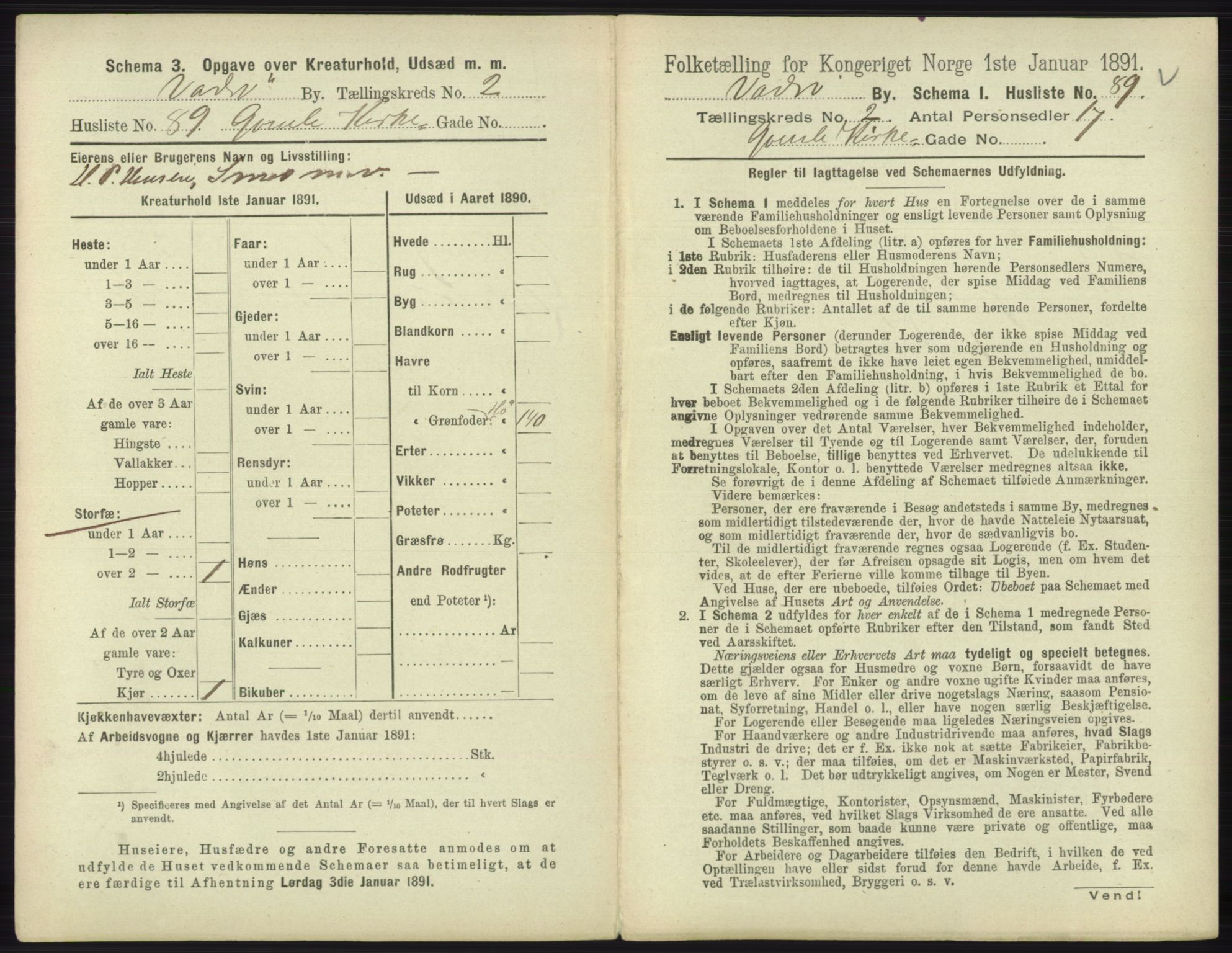 RA, 1891 census for 2003 Vadsø, 1891, p. 759