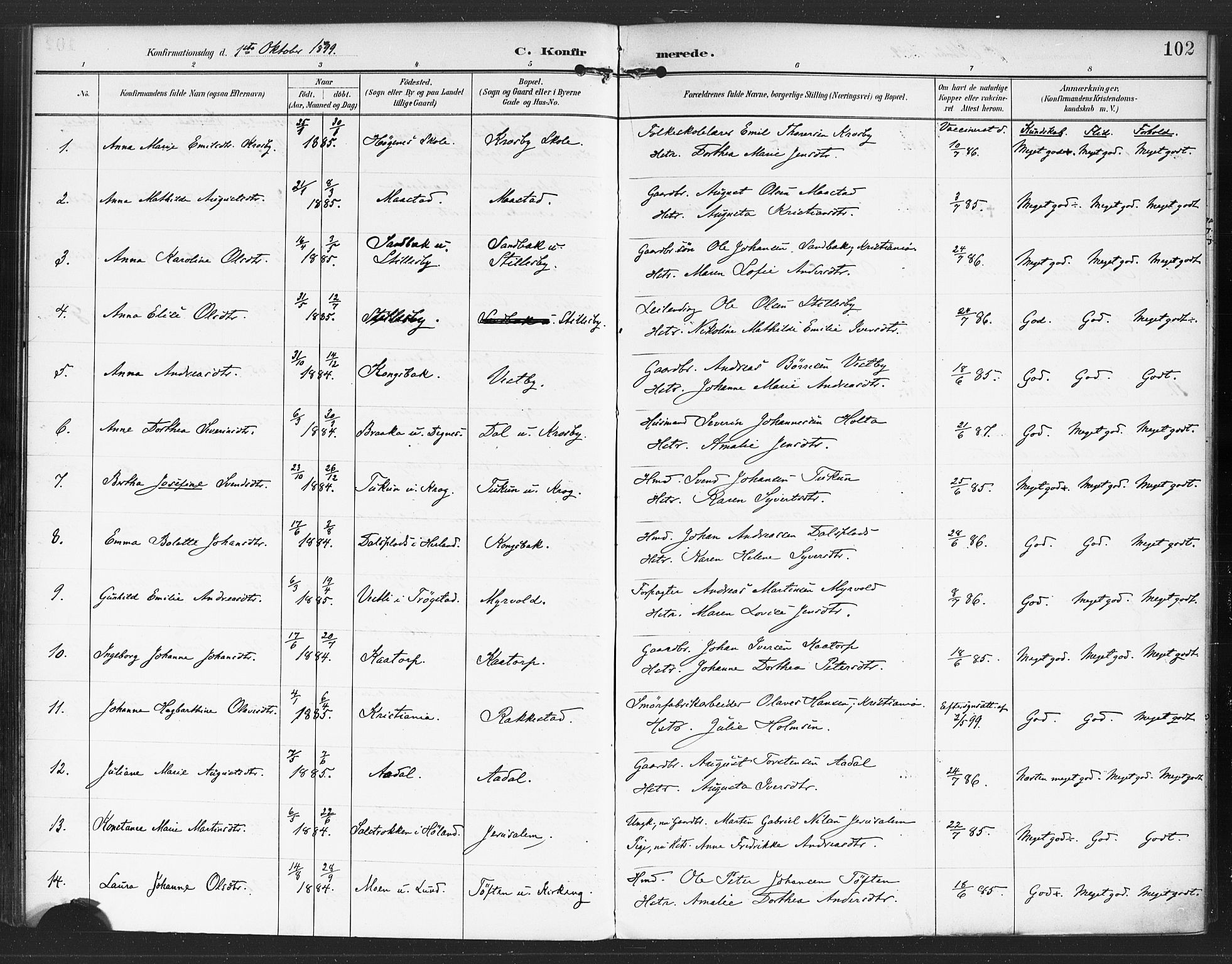 Rødenes prestekontor Kirkebøker, AV/SAO-A-2005/F/Fa/L0010: Parish register (official) no. I 10, 1890-1900, p. 102