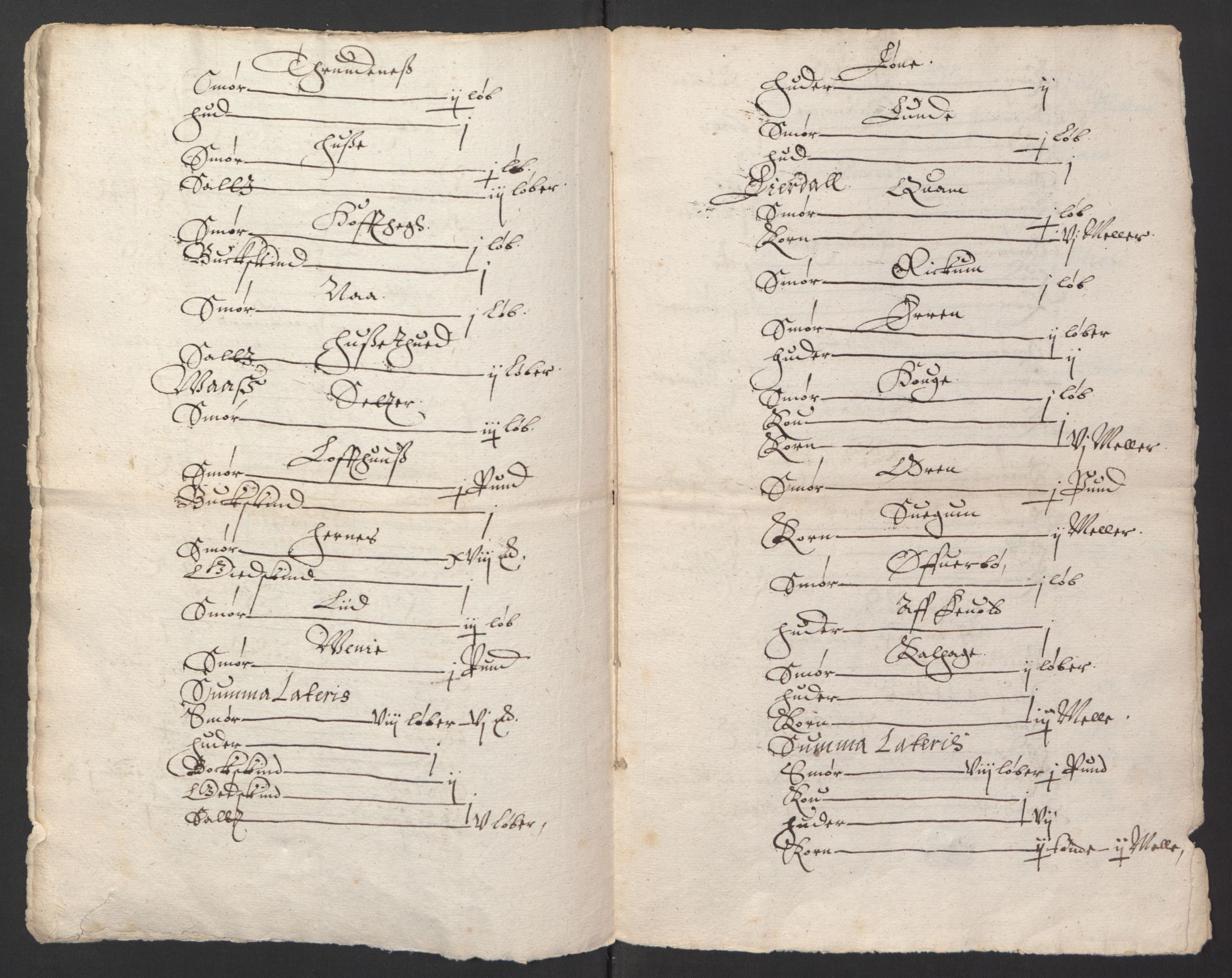 Stattholderembetet 1572-1771, AV/RA-EA-2870/Ek/L0007/0001: Jordebøker til utlikning av rosstjeneste 1624-1626: / Adelsjordebøker, 1624-1625, p. 450