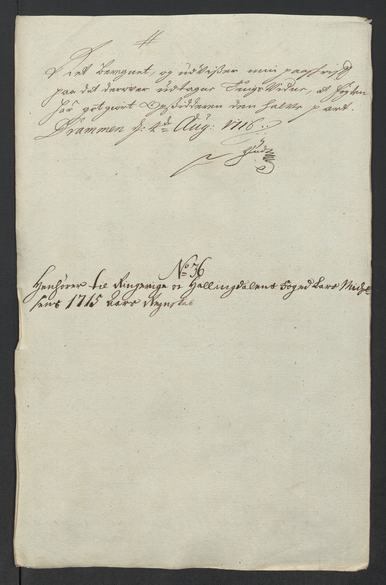 Rentekammeret inntil 1814, Reviderte regnskaper, Fogderegnskap, RA/EA-4092/R23/L1473: Fogderegnskap Ringerike og Hallingdal, 1715, p. 321