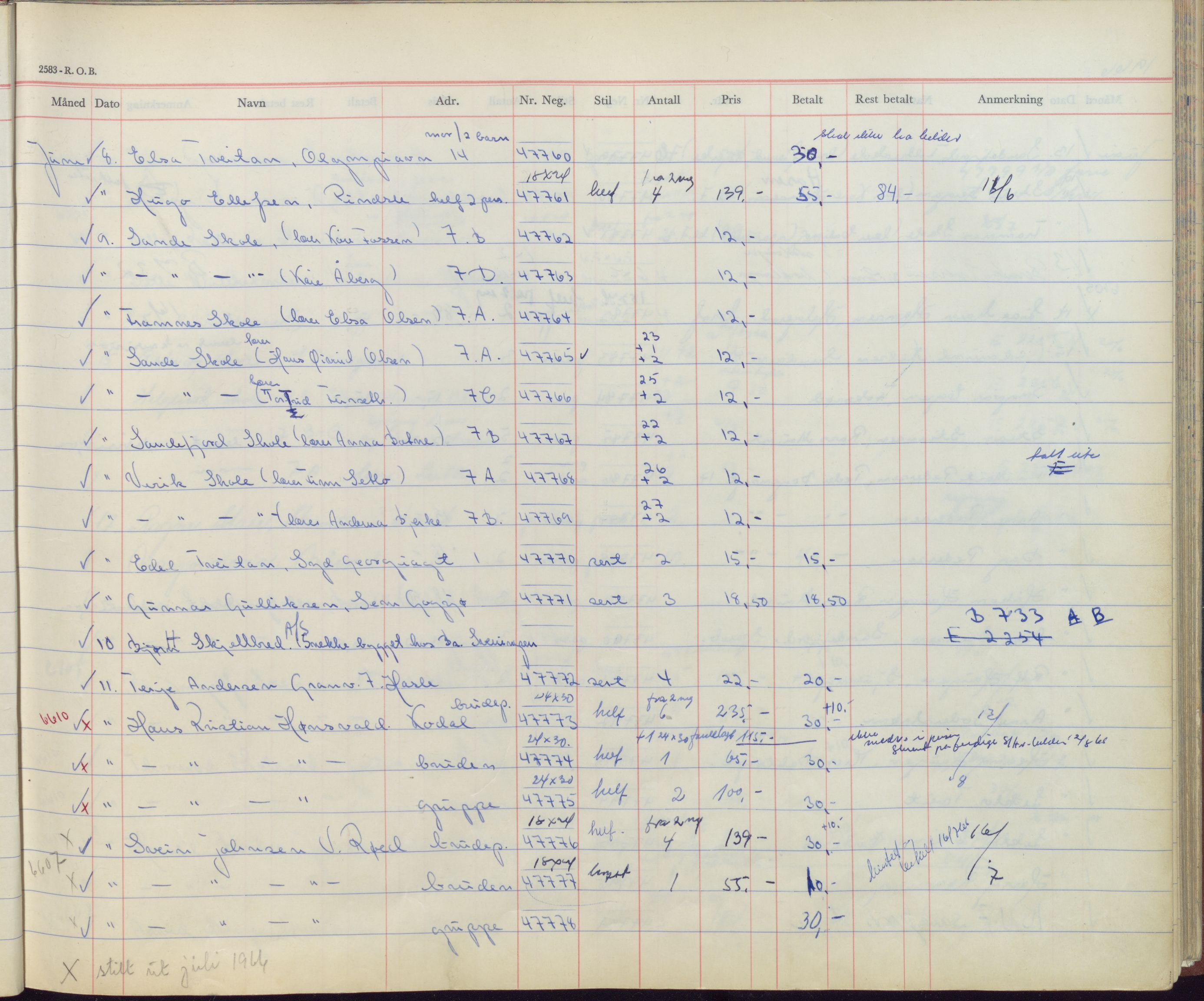 Pa 1494 - Jørgensen, Antonius. Fotograf, VEMU/A-2760/F/Fb, 1927-1984, p. 2807