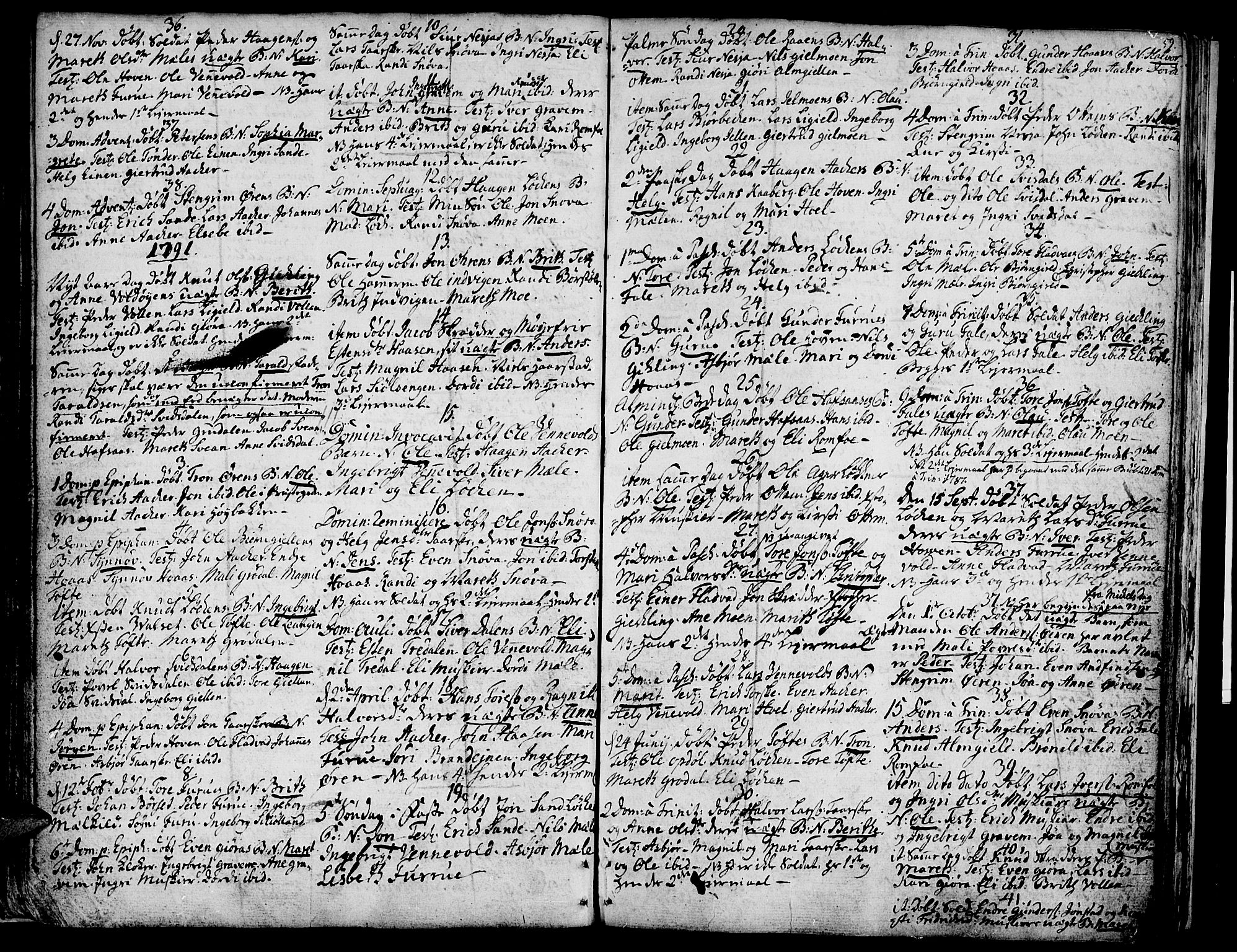 Ministerialprotokoller, klokkerbøker og fødselsregistre - Møre og Romsdal, SAT/A-1454/590/L1007: Parish register (official) no. 590A01, 1752-1793, p. 59
