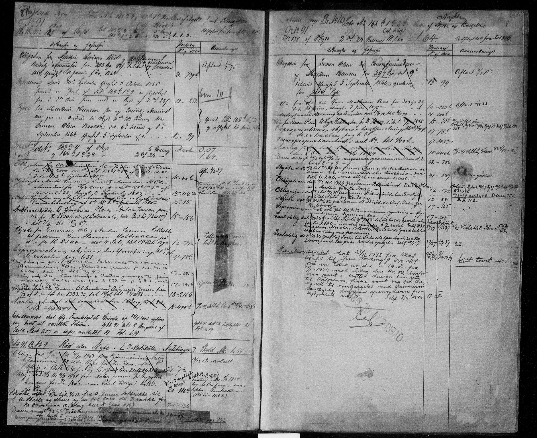 Idd og Marker sorenskriveri, AV/SAO-A-10283/G/Ga/Gac/L0004b: Mortgage register no. II 4b, 1848-1953, p. 876-877