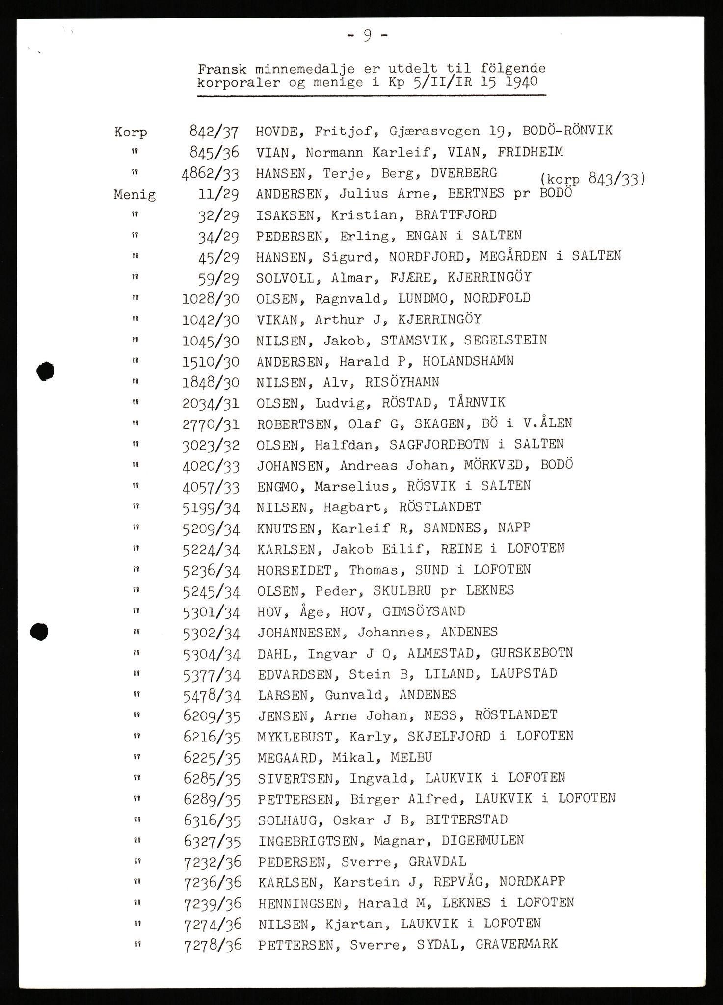 Forsvaret, Forsvarets krigshistoriske avdeling, AV/RA-RAFA-2017/Y/Yb/L0140: II-C-11-611-620  -  6. Divisjon, 1940-1966, p. 440