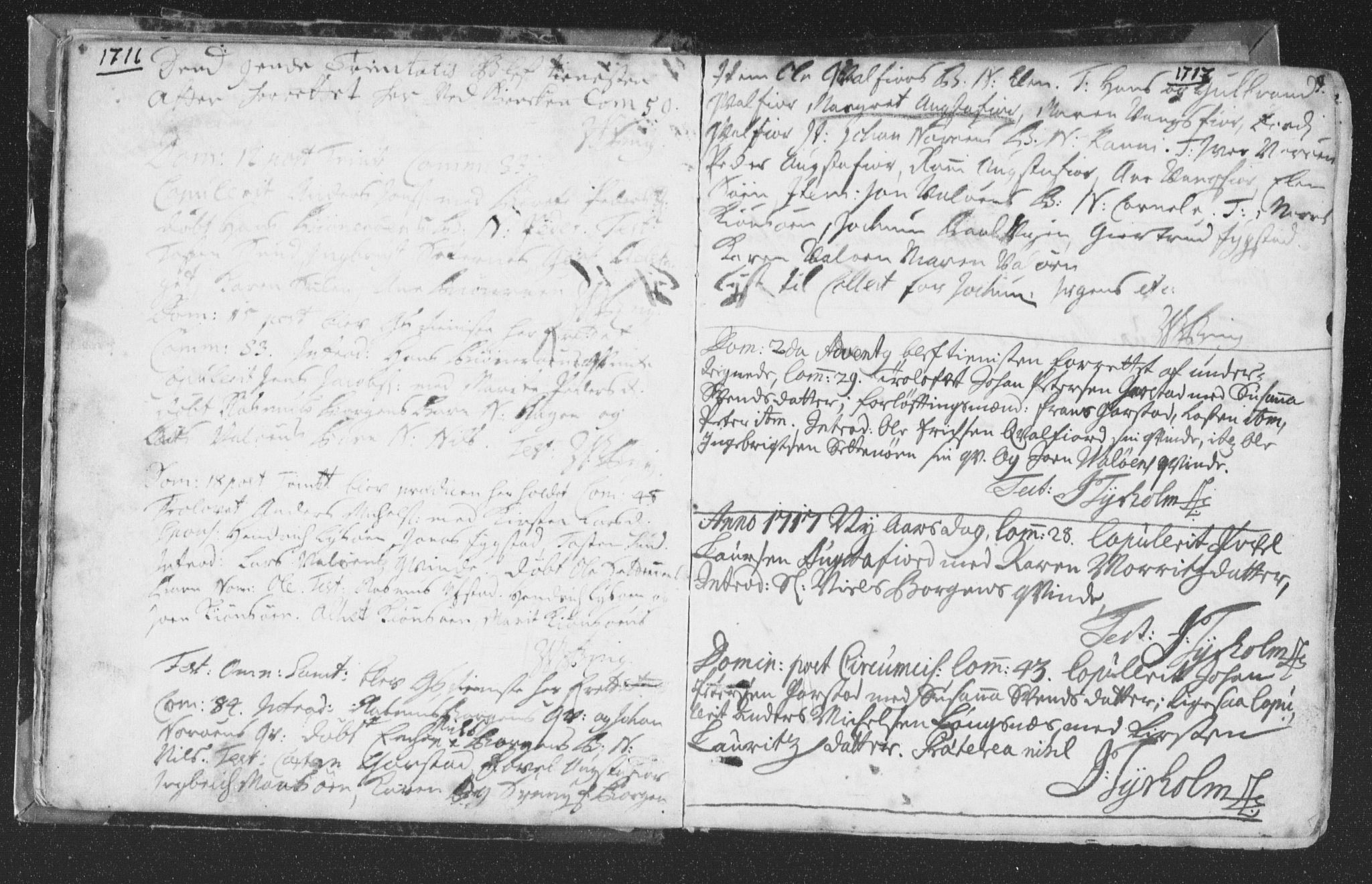 Ministerialprotokoller, klokkerbøker og fødselsregistre - Nord-Trøndelag, SAT/A-1458/786/L0685: Parish register (official) no. 786A01, 1710-1798, p. 9