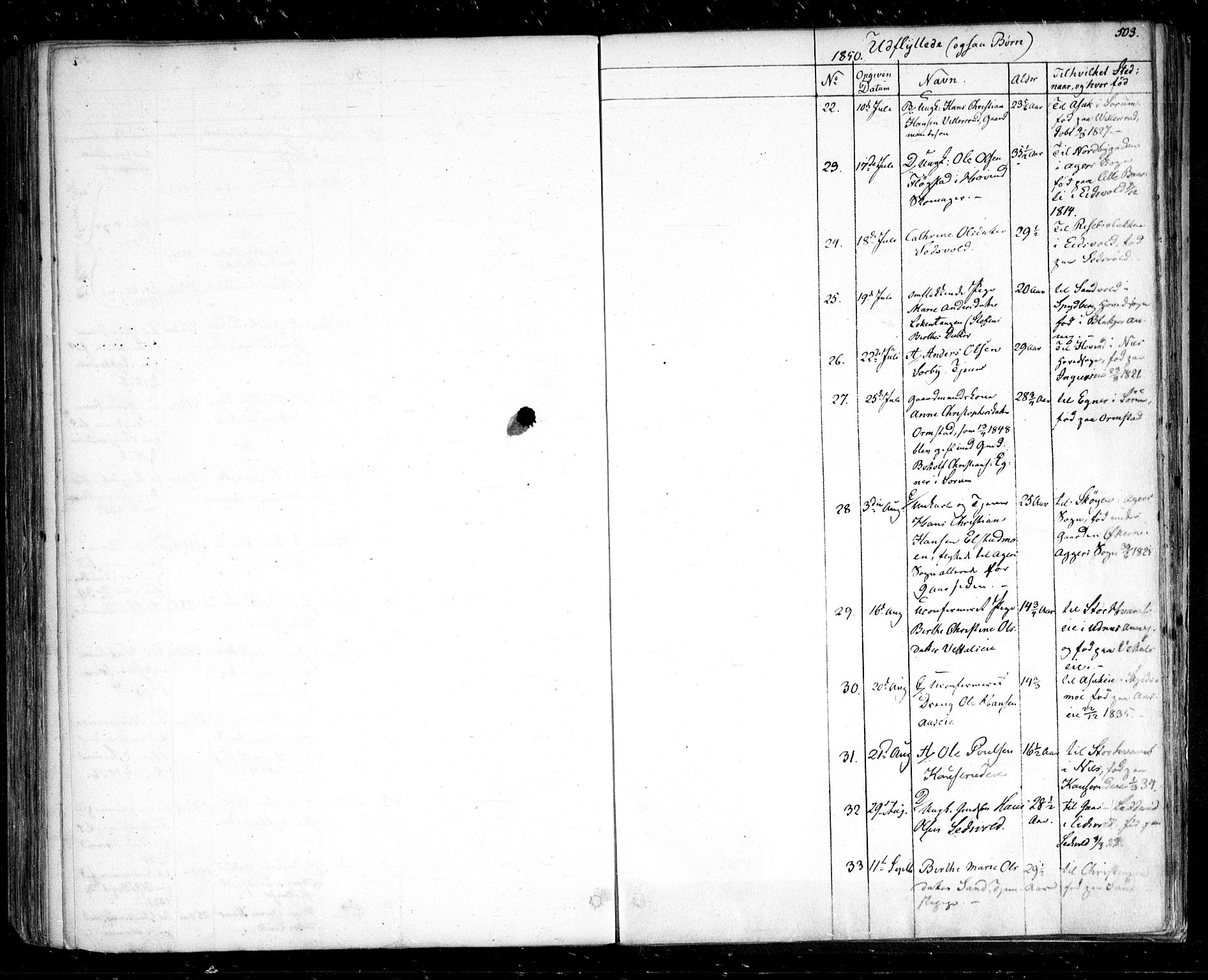 Ullensaker prestekontor Kirkebøker, AV/SAO-A-10236a/F/Fa/L0014.b: Parish register (official) no. I 14B, 1836-1850, p. 503