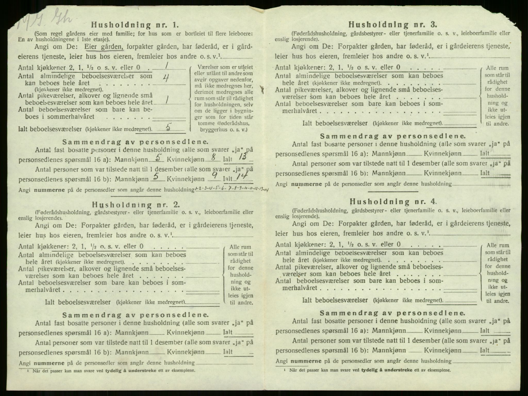 SAKO, 1920 census for Våle, 1920, p. 999