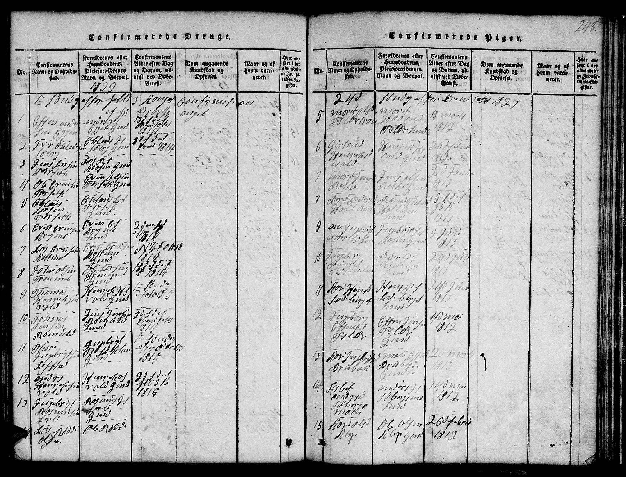 Ministerialprotokoller, klokkerbøker og fødselsregistre - Sør-Trøndelag, SAT/A-1456/691/L1092: Parish register (copy) no. 691C03, 1816-1852, p. 248