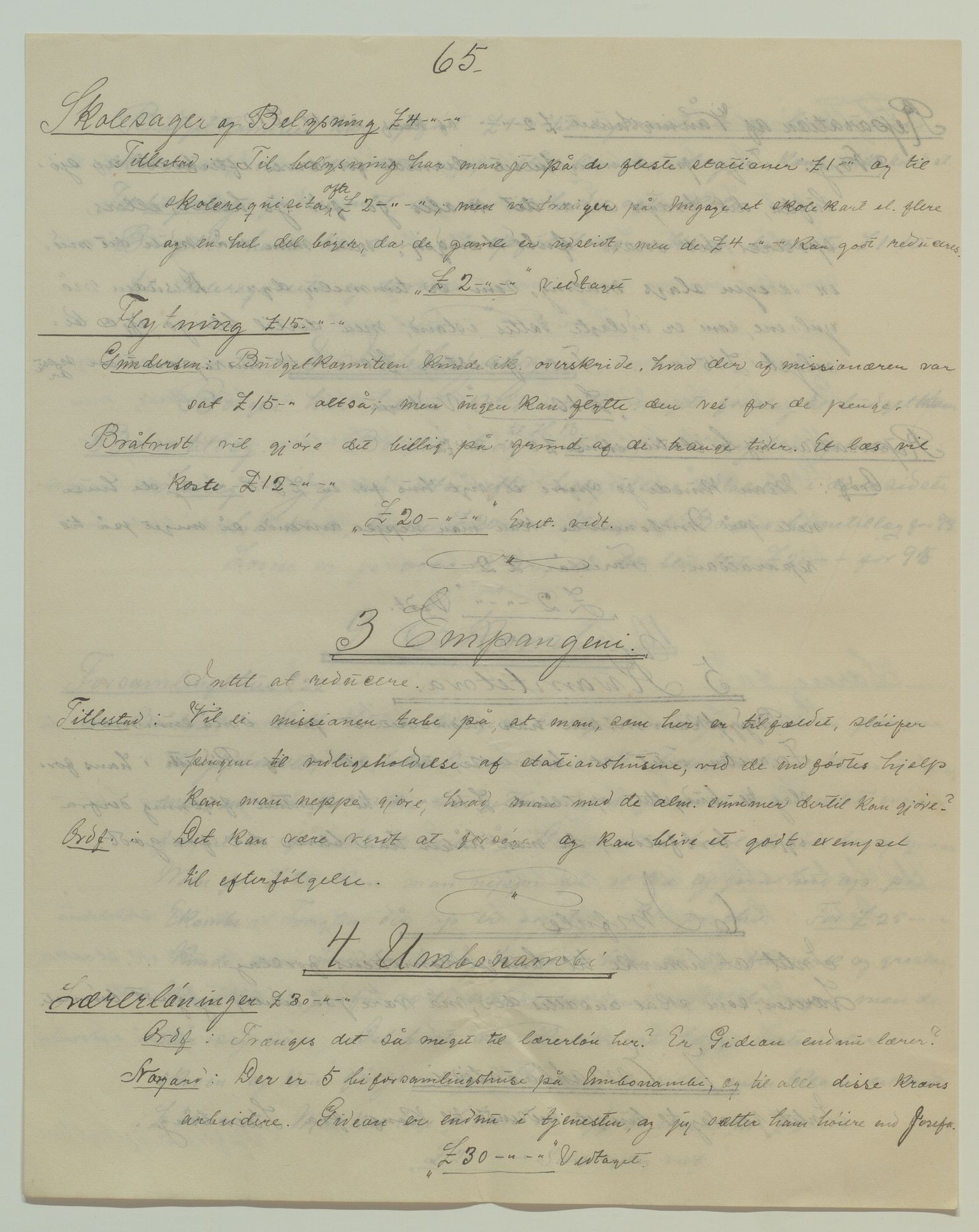 Det Norske Misjonsselskap - hovedadministrasjonen, VID/MA-A-1045/D/Da/Daa/L0040/0007: Konferansereferat og årsberetninger / Konferansereferat fra Sør-Afrika., 1894, p. 65