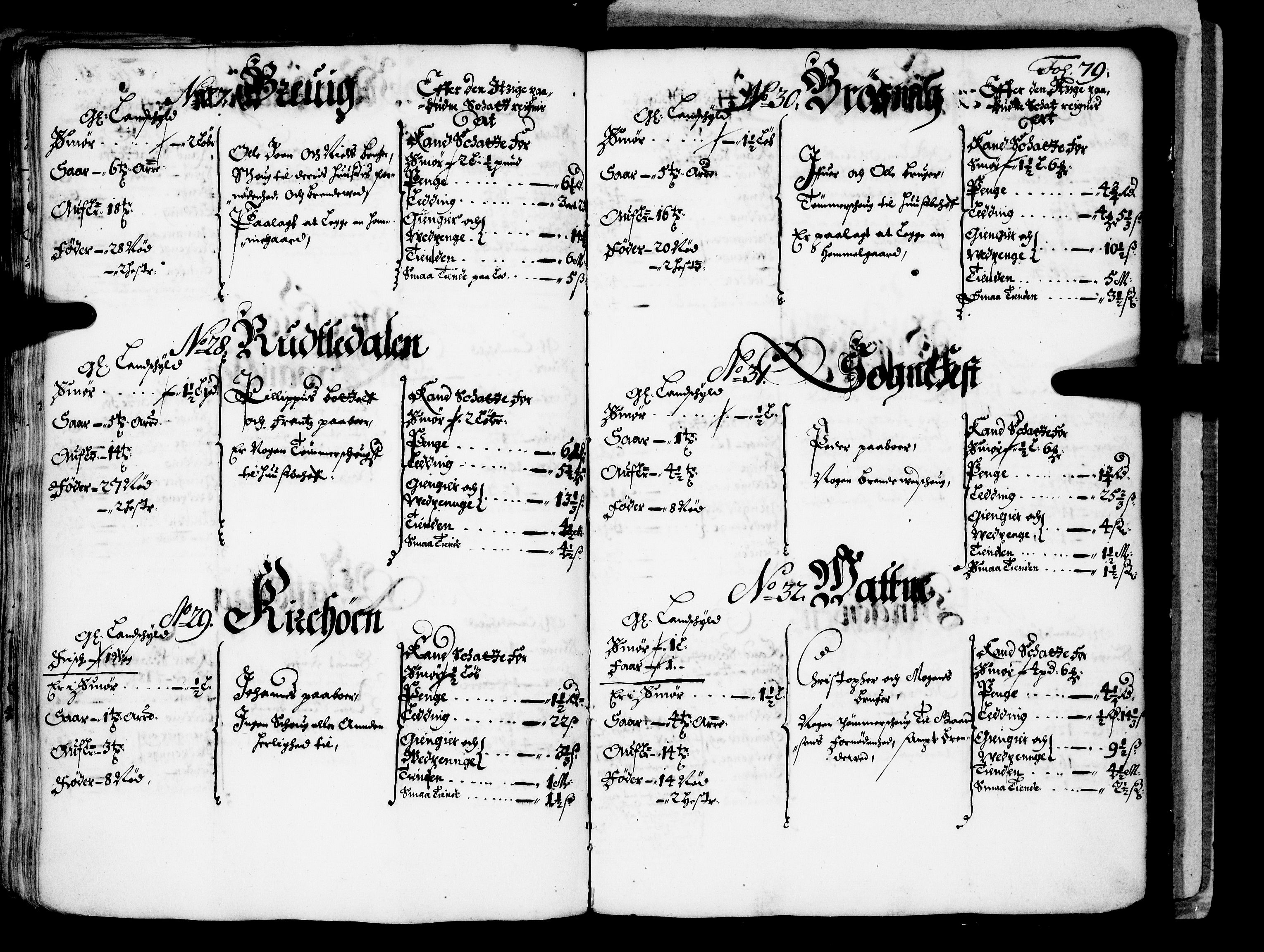 Rentekammeret inntil 1814, Realistisk ordnet avdeling, AV/RA-EA-4070/N/Nb/Nba/L0042: Ytre Sogn fogderi, 1667, p. 78b-79a