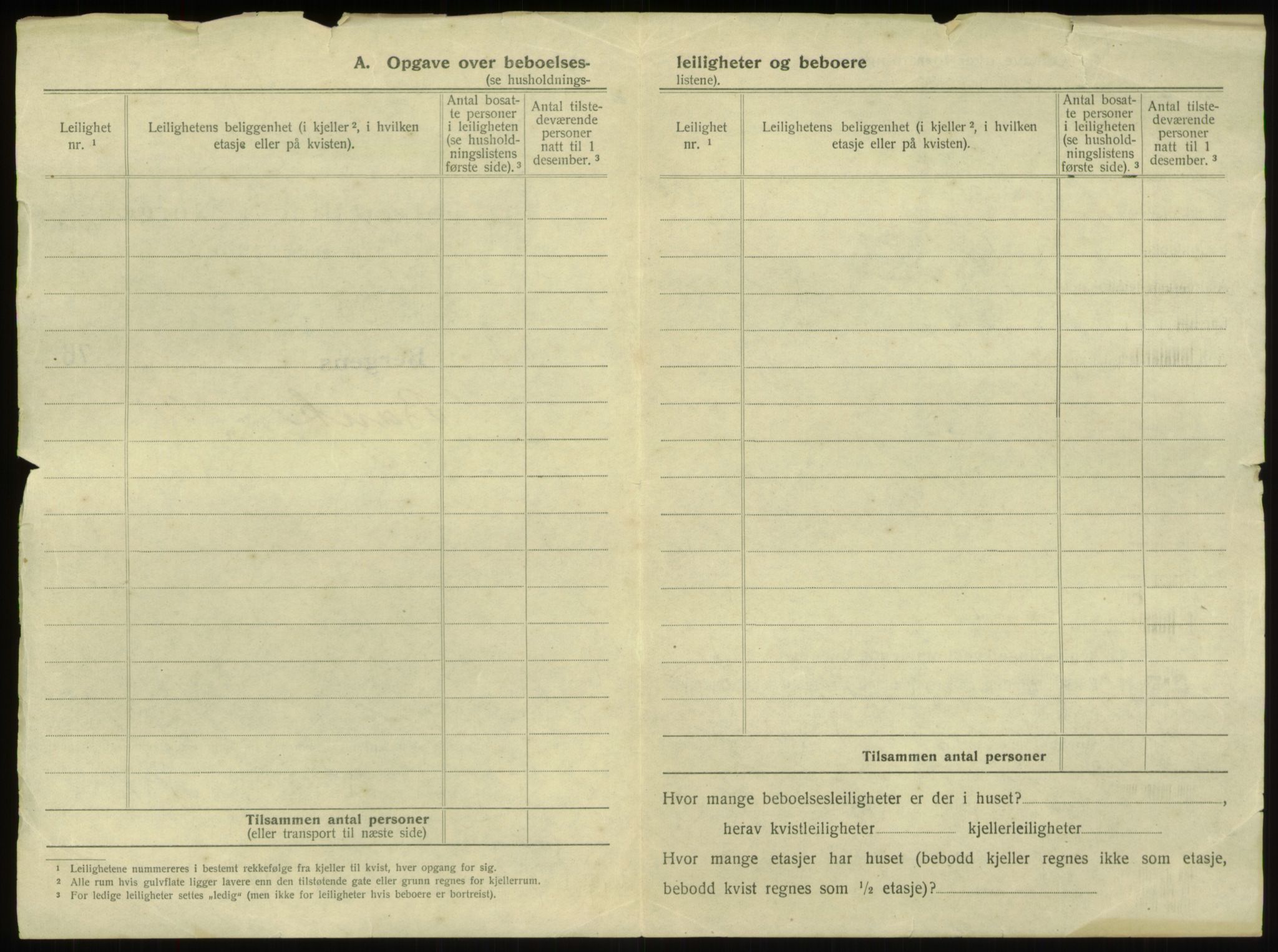 SAB, 1920 census for Bergen, 1920, p. 7158