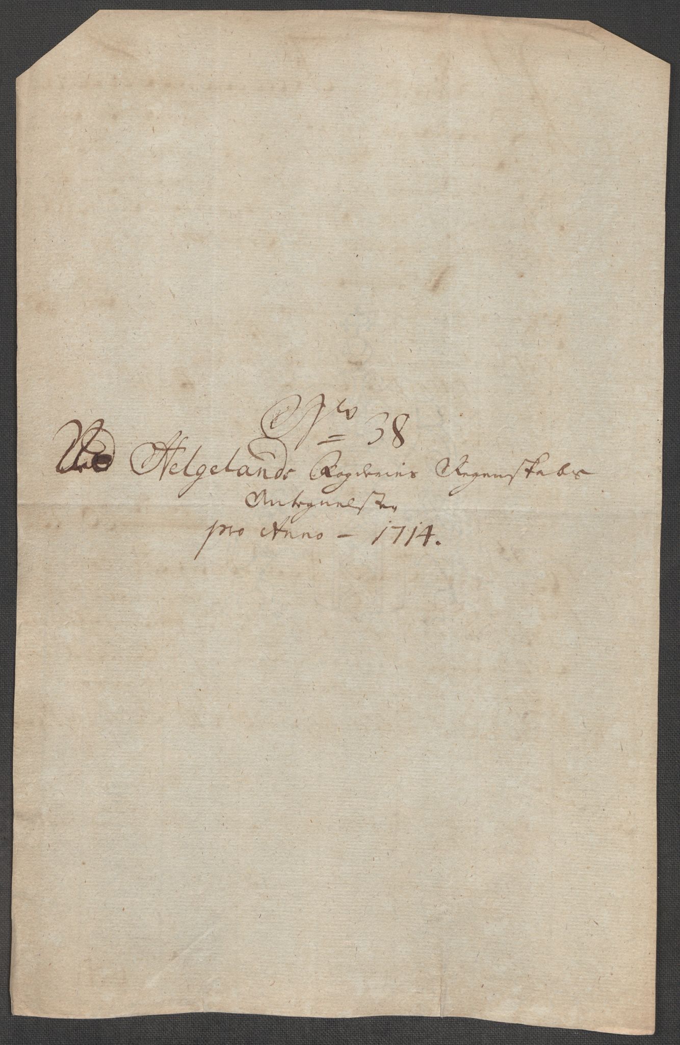 Rentekammeret inntil 1814, Reviderte regnskaper, Fogderegnskap, AV/RA-EA-4092/R65/L4513: Fogderegnskap Helgeland, 1714-1715, p. 459