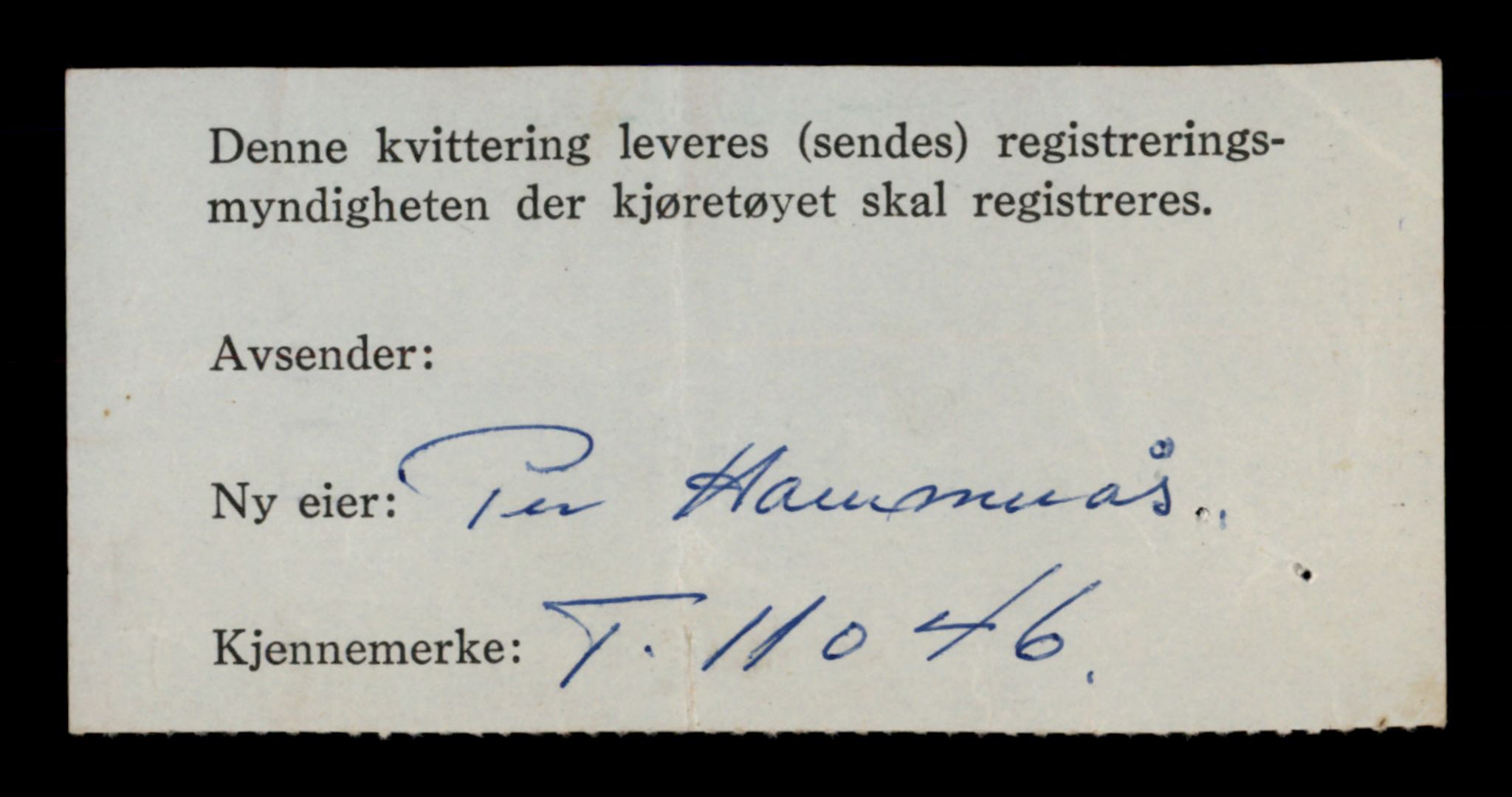 Møre og Romsdal vegkontor - Ålesund trafikkstasjon, SAT/A-4099/F/Fe/L0026: Registreringskort for kjøretøy T 11046 - T 11160, 1927-1998, p. 6