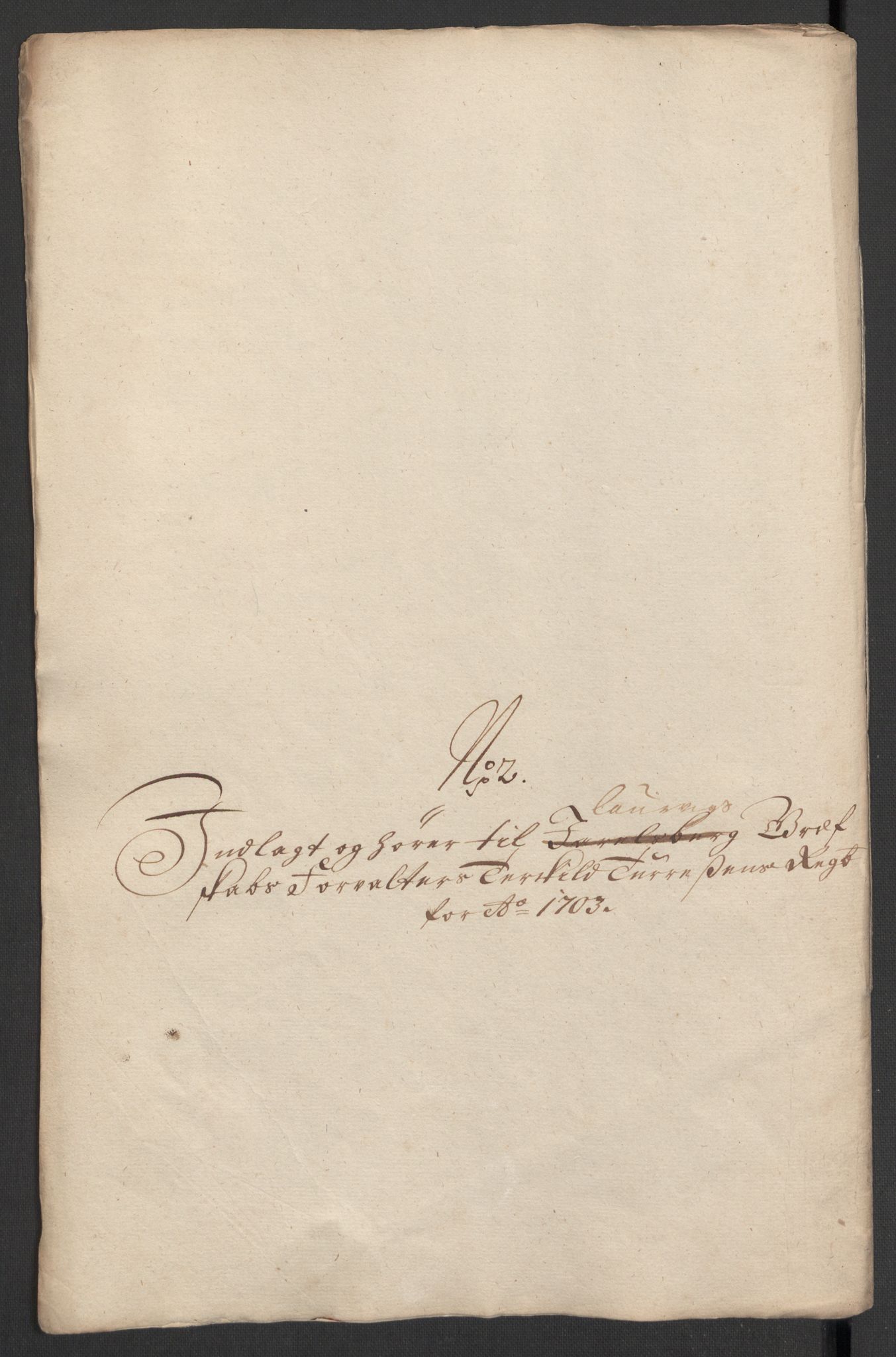 Rentekammeret inntil 1814, Reviderte regnskaper, Fogderegnskap, RA/EA-4092/R33/L1977: Fogderegnskap Larvik grevskap, 1702-1703, p. 98