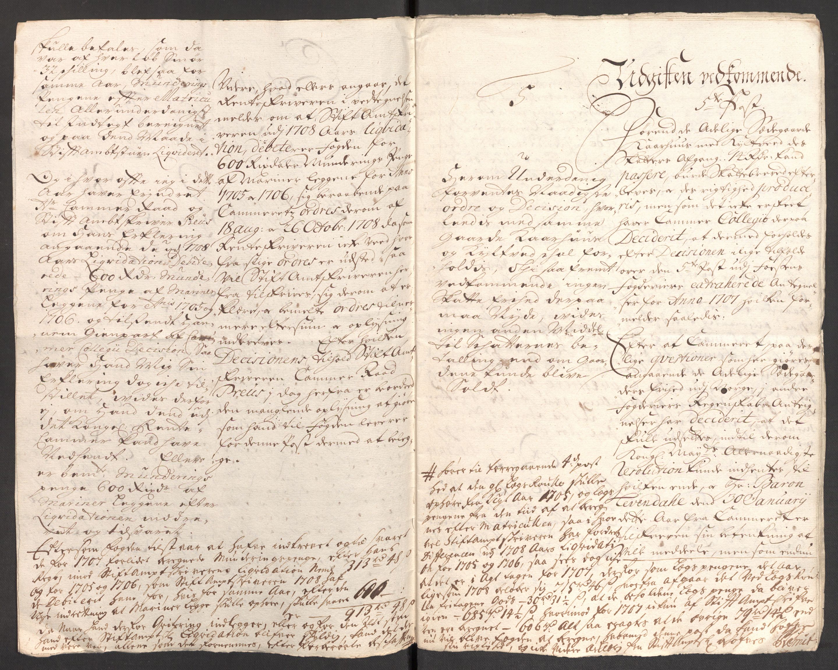 Rentekammeret inntil 1814, Reviderte regnskaper, Fogderegnskap, AV/RA-EA-4092/R47/L2861: Fogderegnskap Ryfylke, 1706-1709, p. 323