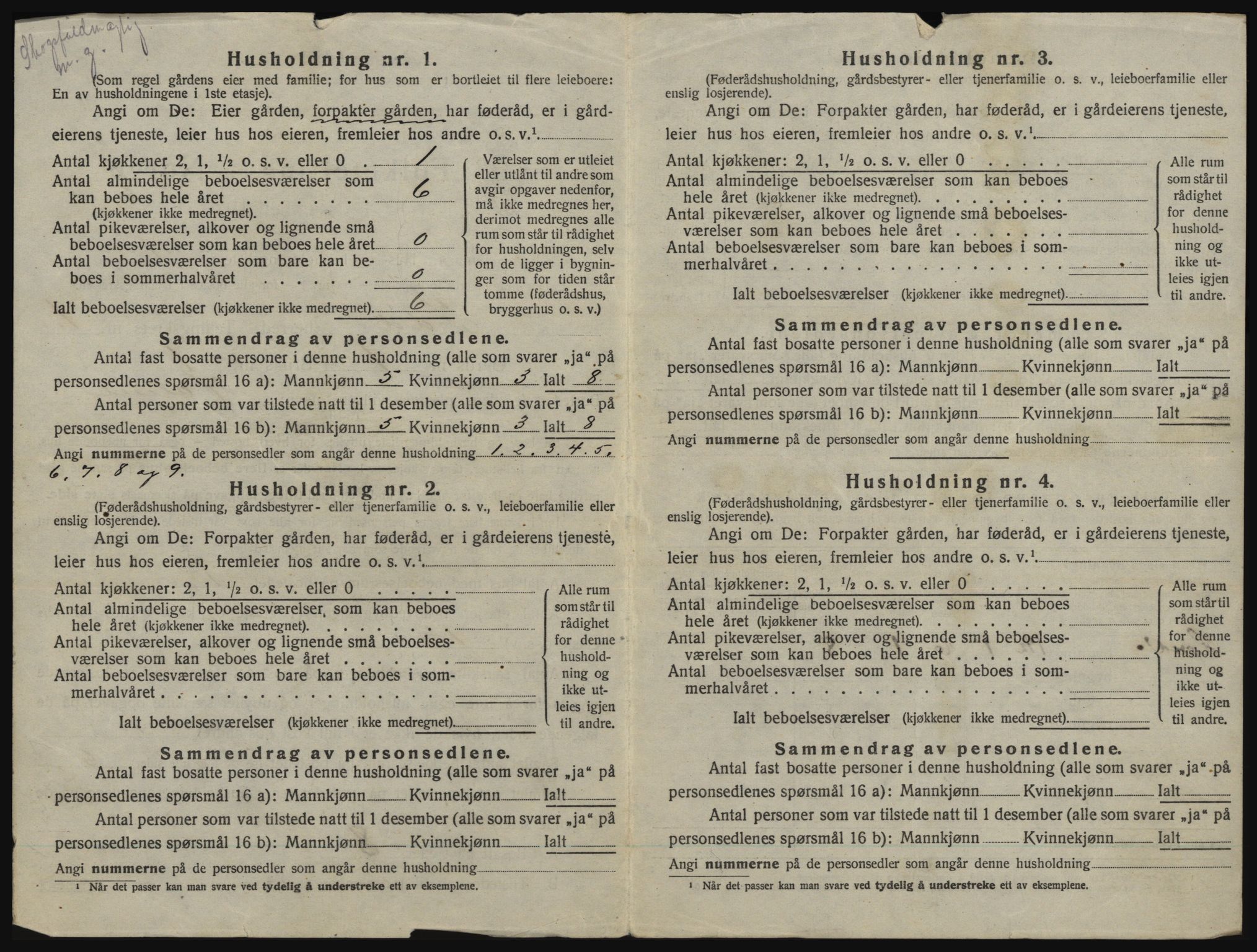 SAO, 1920 census for Idd, 1920, p. 55