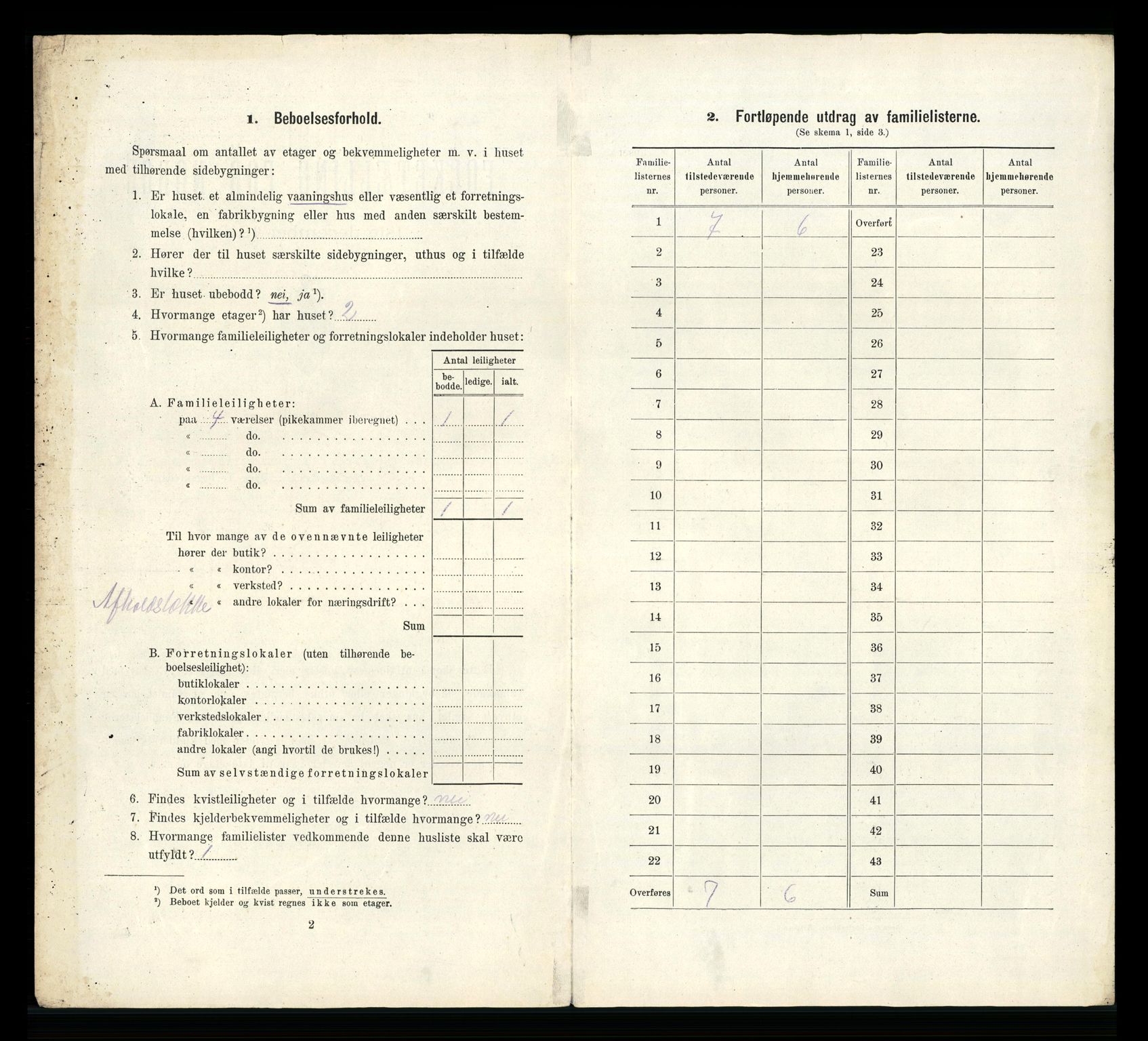 RA, 1910 census for Skien, 1910, p. 6665