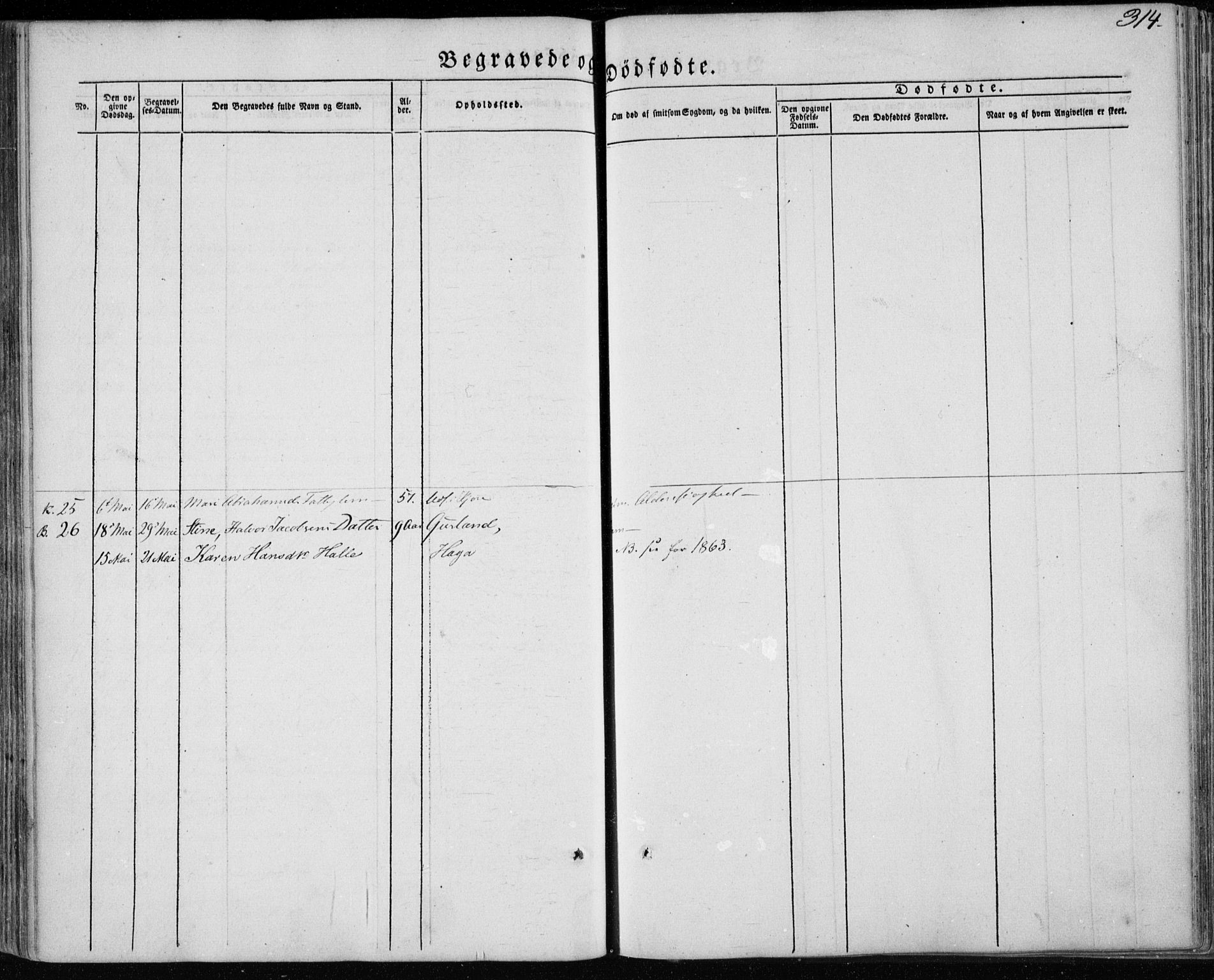 Brunlanes kirkebøker, AV/SAKO-A-342/F/Fa/L0004: Parish register (official) no. I 4, 1846-1862, p. 314