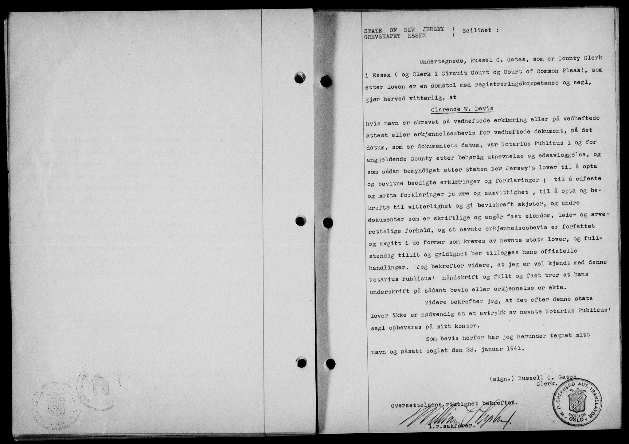 Lofoten sorenskriveri, AV/SAT-A-0017/1/2/2C/L0008a: Mortgage book no. 8a, 1940-1941, Diary no: : 878/1941