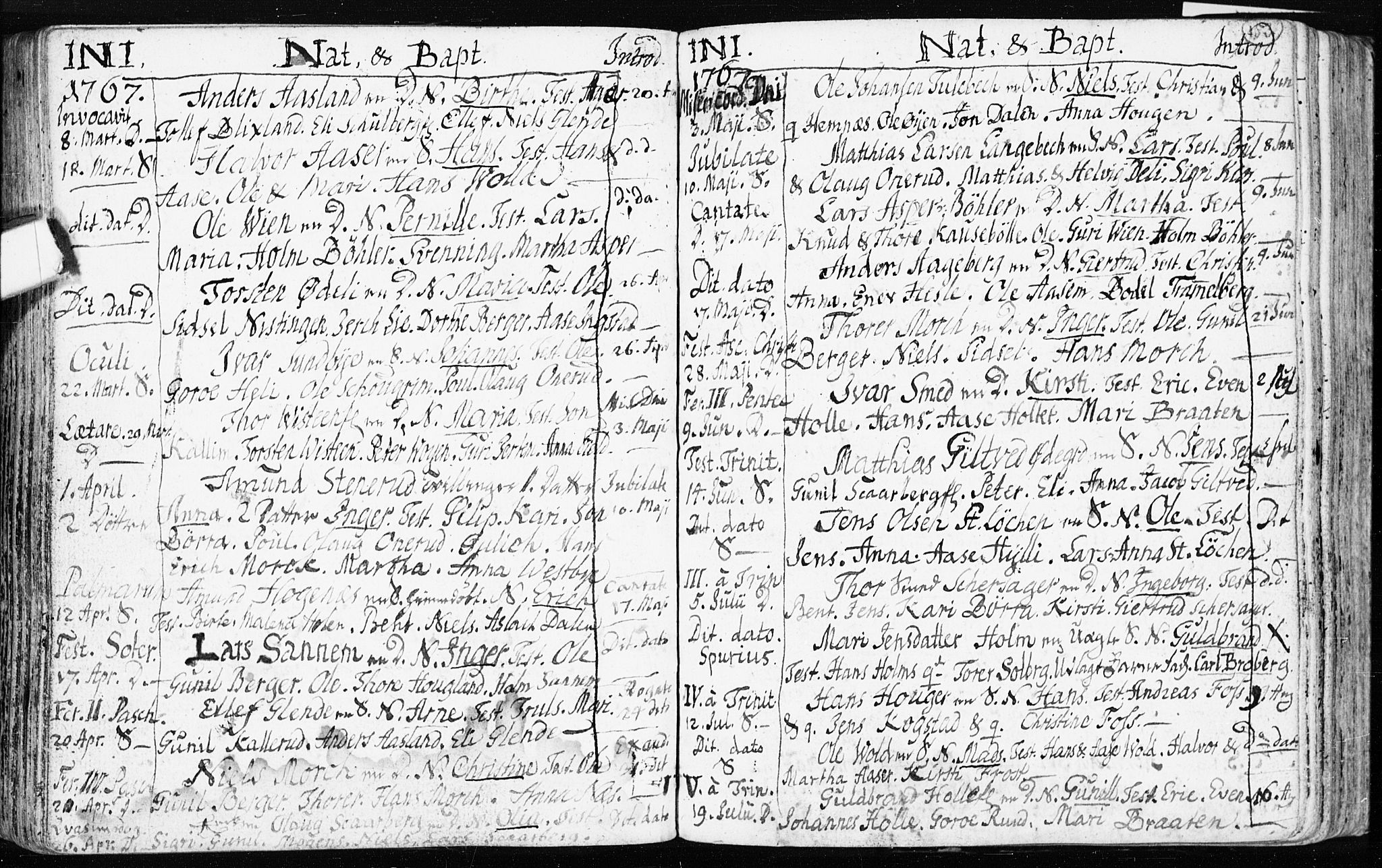 Spydeberg prestekontor Kirkebøker, SAO/A-10924/F/Fa/L0002: Parish register (official) no. I 2, 1739-1780, p. 153