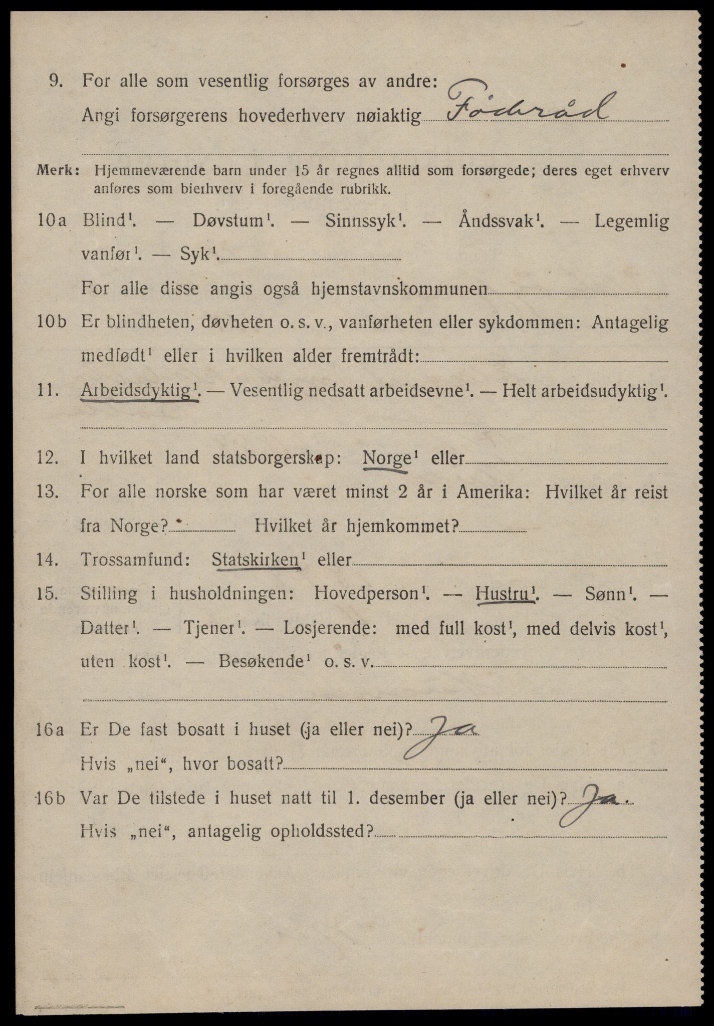 SAT, 1920 census for Valsøyfjord, 1920, p. 2892