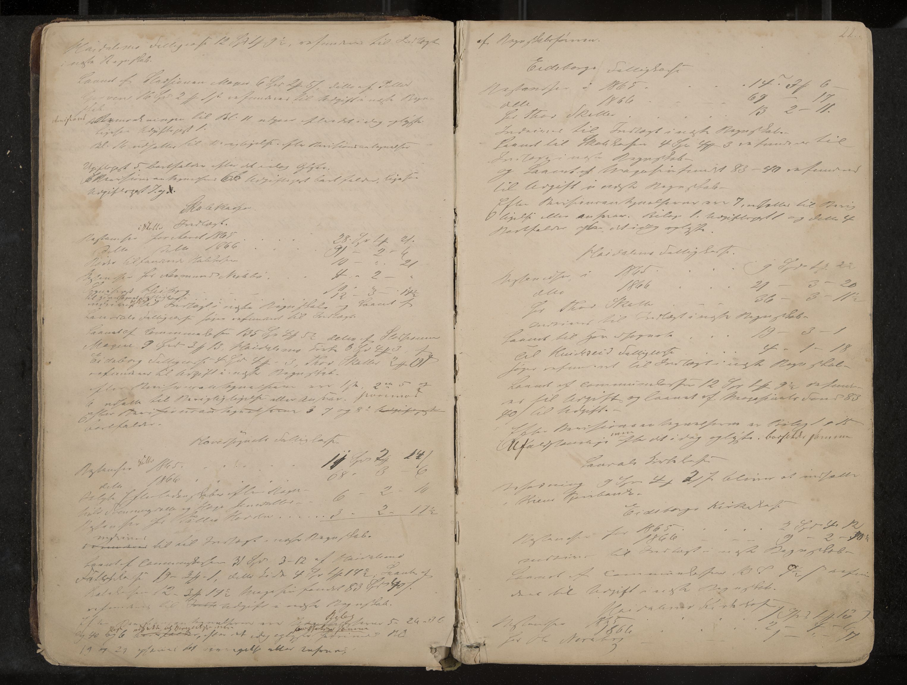 Lårdal formannskap og sentraladministrasjon, IKAK/0833021/A/L0002: Møtebok, 1865-1893, p. 22