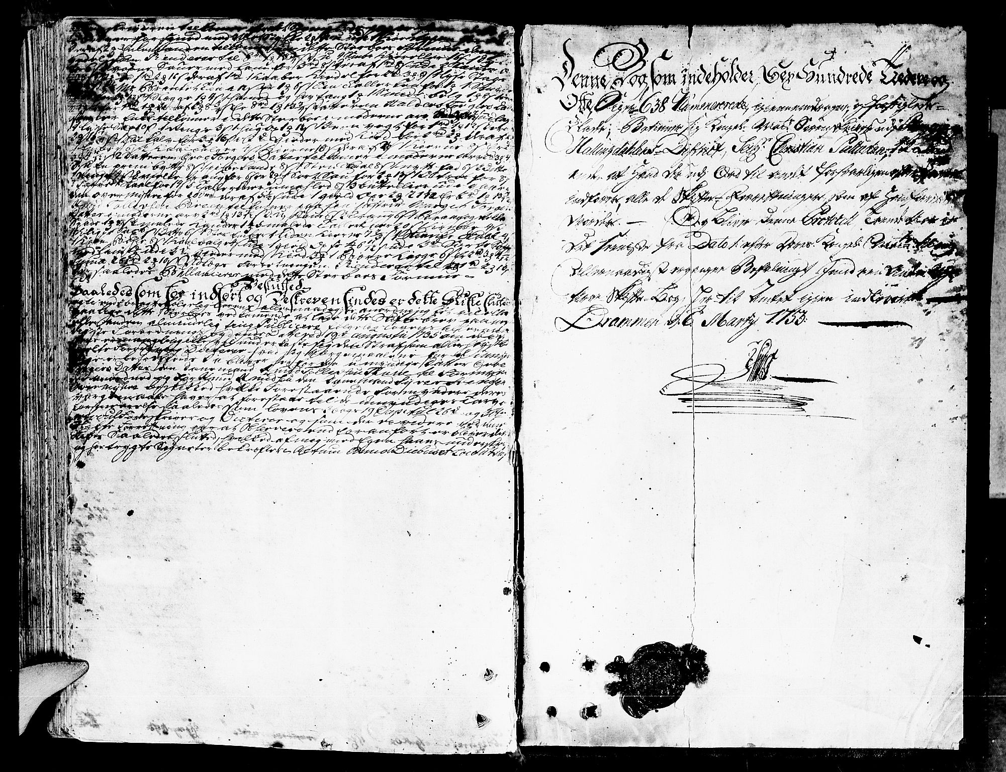Ringerike og Hallingdal sorenskriveri, SAKO/A-81/H/Ha/L0016: Skifteprotokoll, 1752-1756, p. 638b-639a