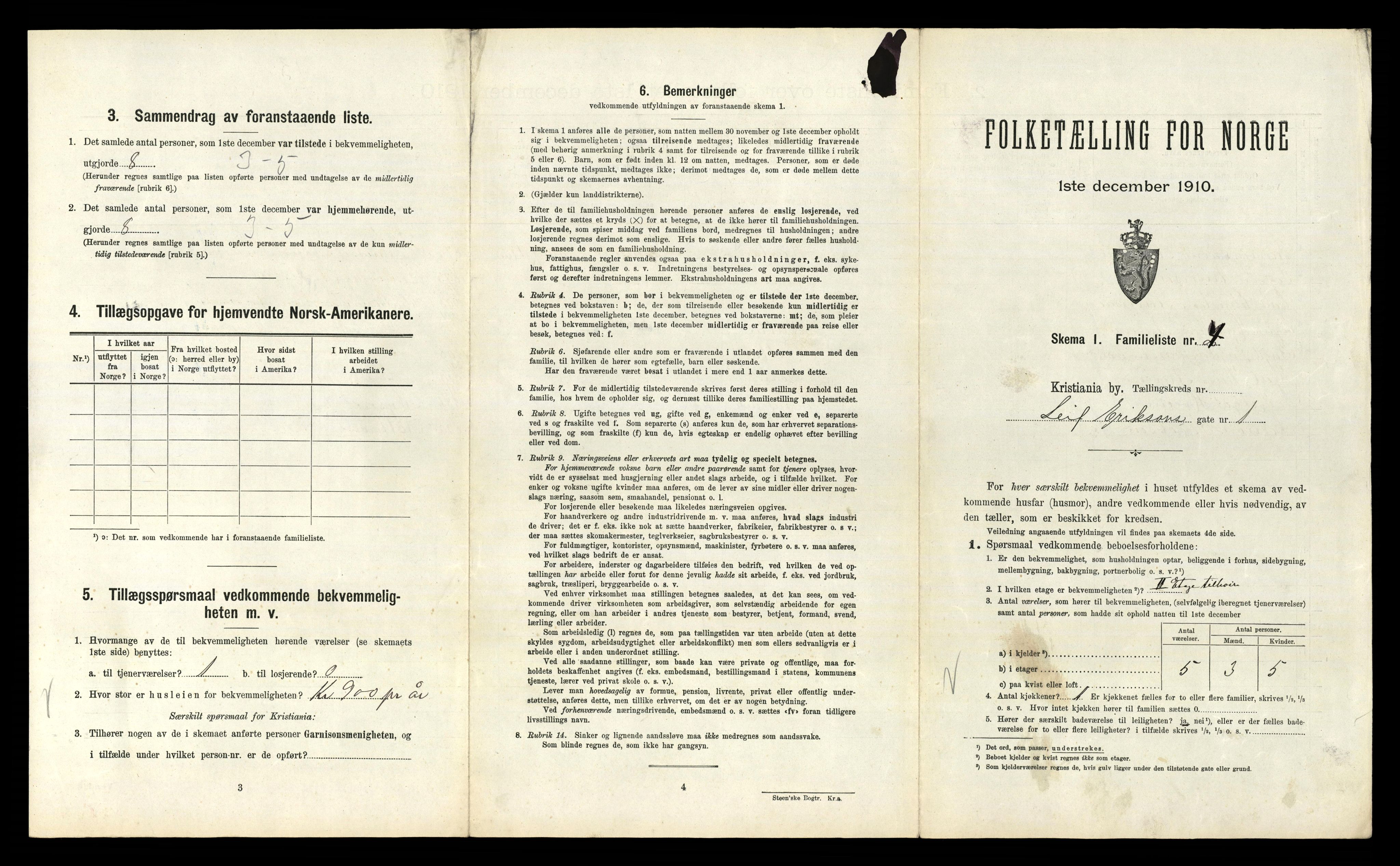 RA, 1910 census for Kristiania, 1910, p. 56247