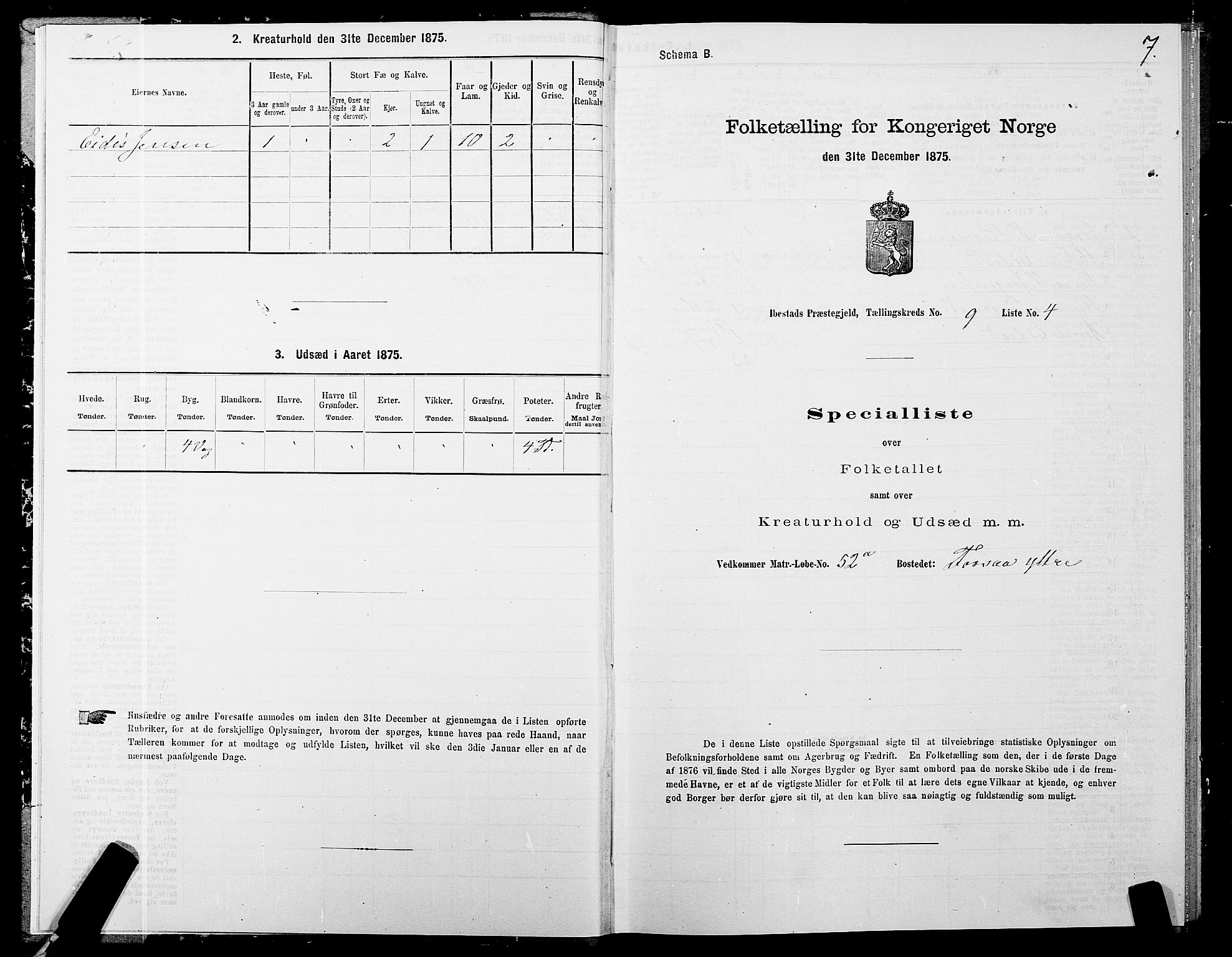 SATØ, 1875 census for 1917P Ibestad, 1875, p. 6007