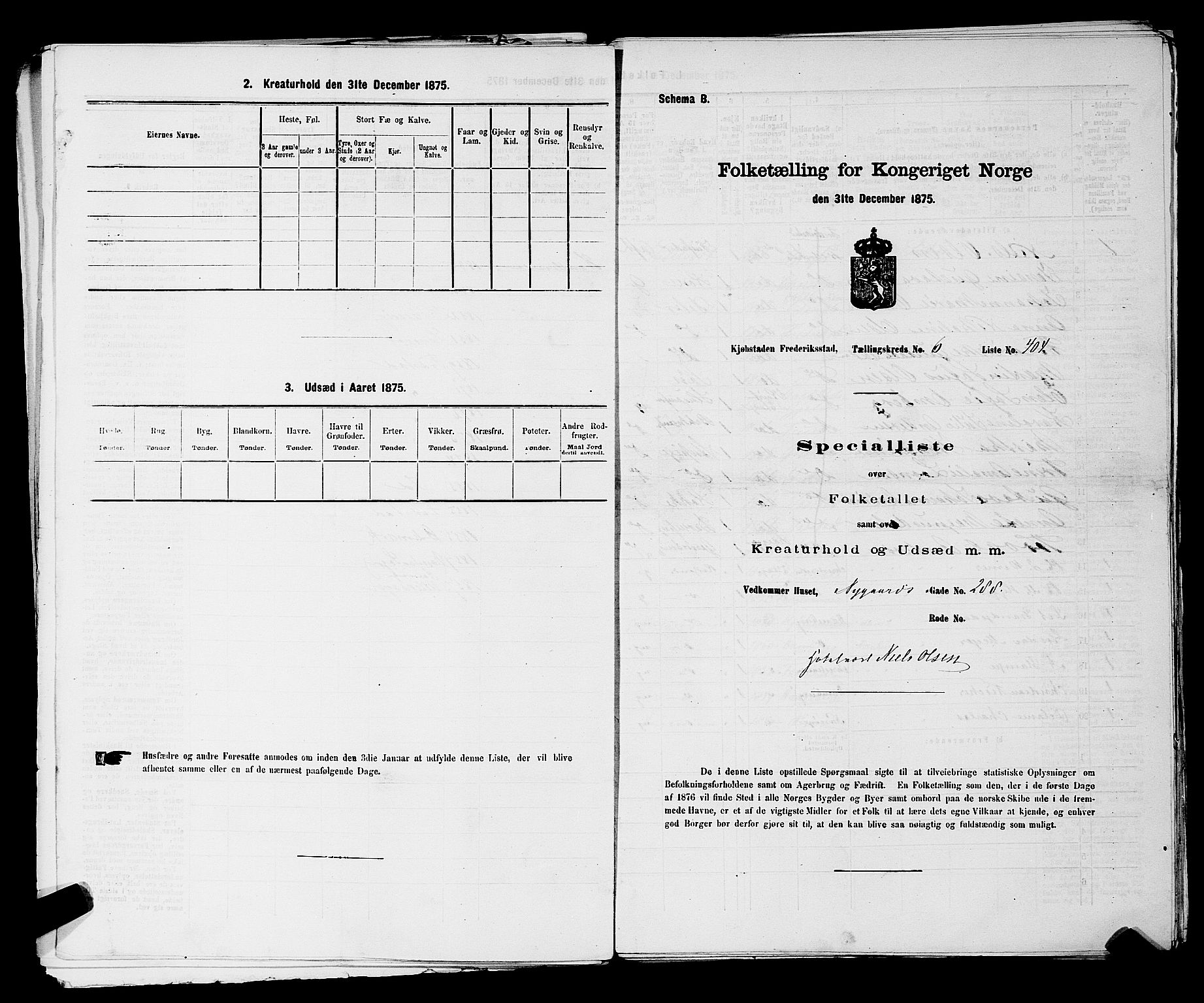 RA, 1875 census for 0103B Fredrikstad/Fredrikstad, 1875, p. 950