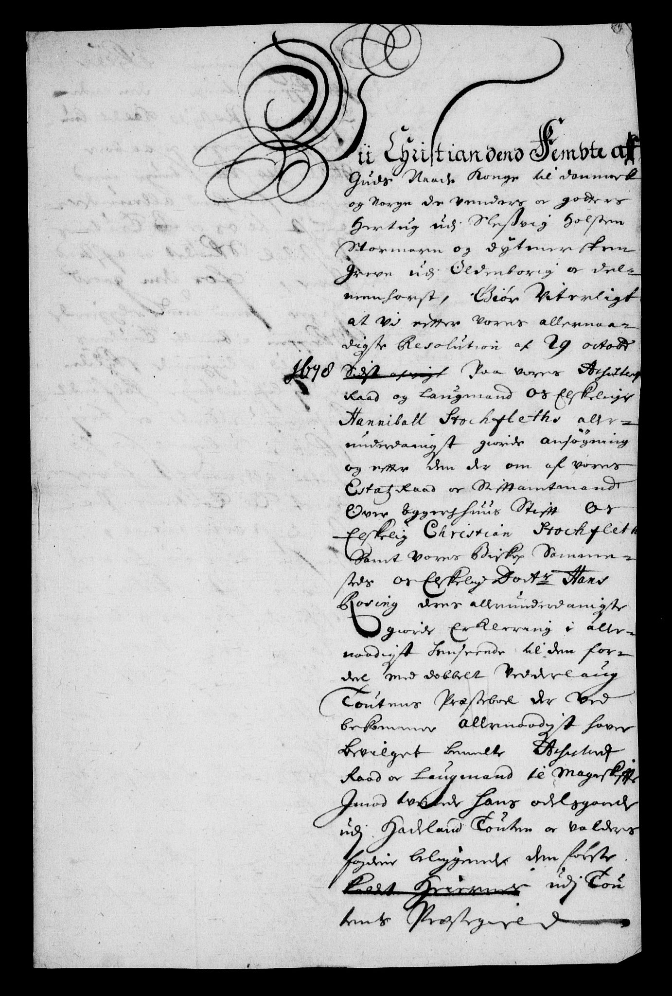 Rentekammeret inntil 1814, Realistisk ordnet avdeling, RA/EA-4070/On/L0013: [Jj 14]: Forskjellige dokumenter om krongodset i Norge, 1672-1722, p. 344