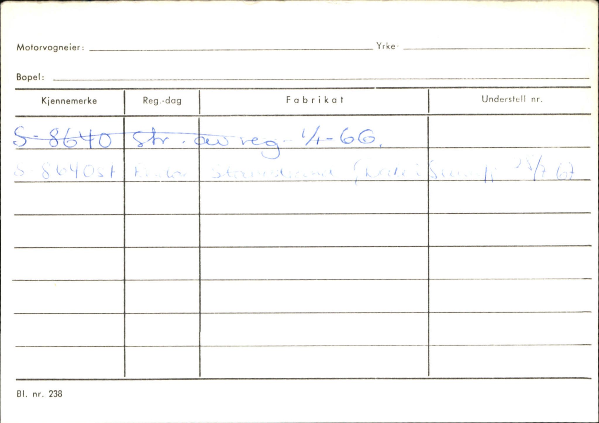 Statens vegvesen, Sogn og Fjordane vegkontor, AV/SAB-A-5301/4/F/L0132: Eigarregister Askvoll A-Å. Balestrand A-Å, 1945-1975, p. 1293