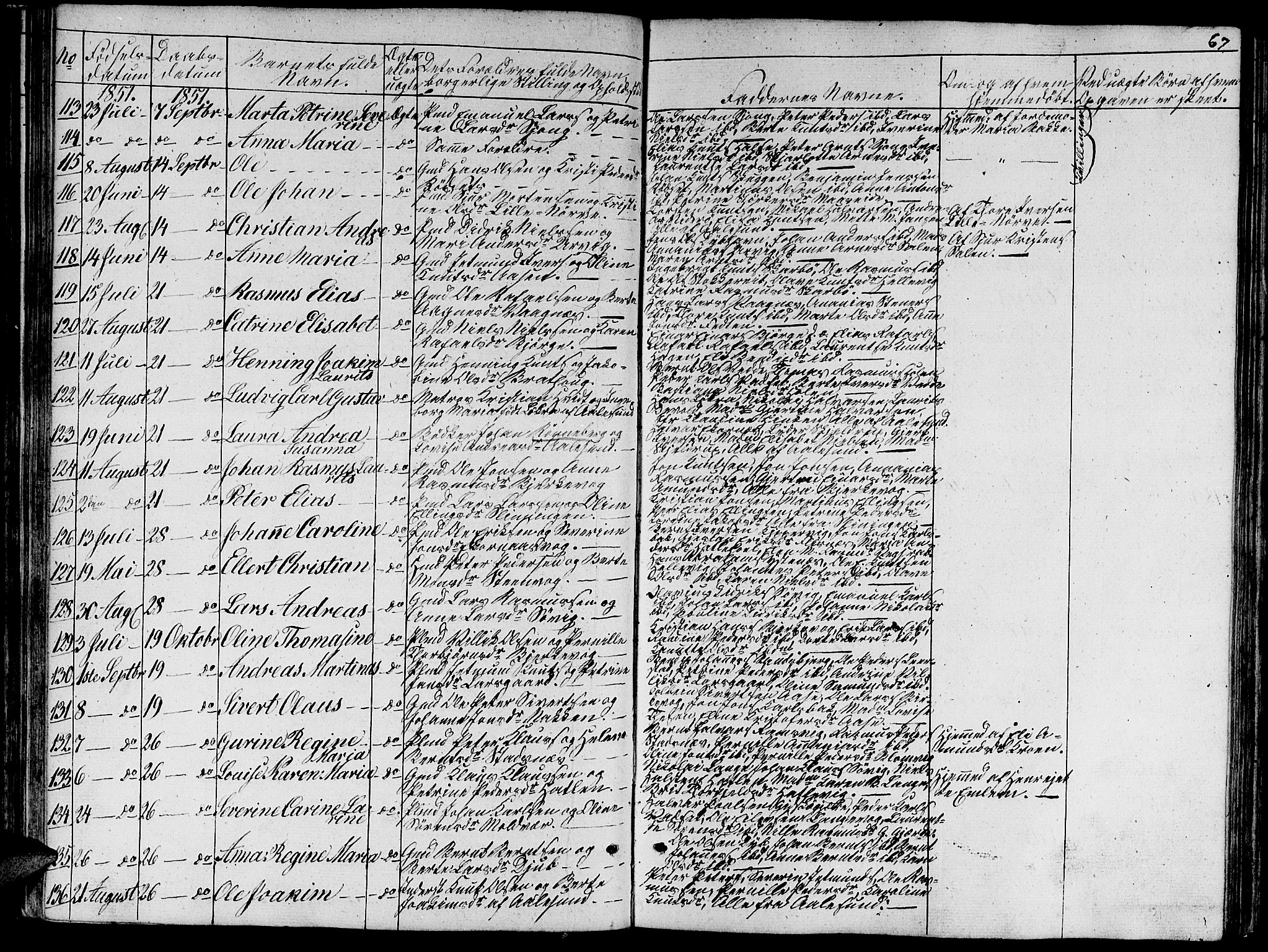 Ministerialprotokoller, klokkerbøker og fødselsregistre - Møre og Romsdal, AV/SAT-A-1454/528/L0426: Parish register (copy) no. 528C07, 1844-1854, p. 67