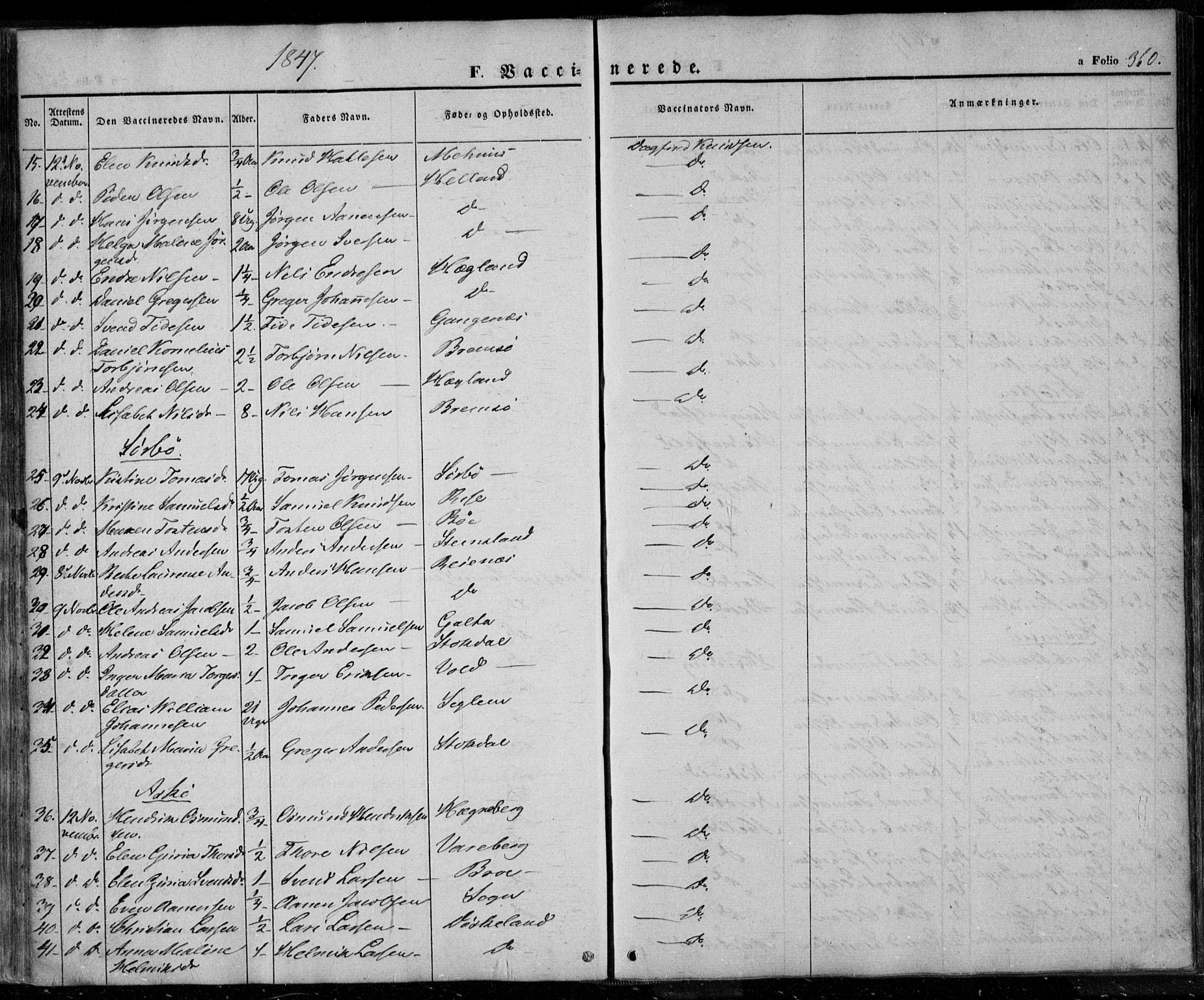 Rennesøy sokneprestkontor, AV/SAST-A -101827/H/Ha/Haa/L0005: Parish register (official) no. A 5, 1838-1859, p. 360