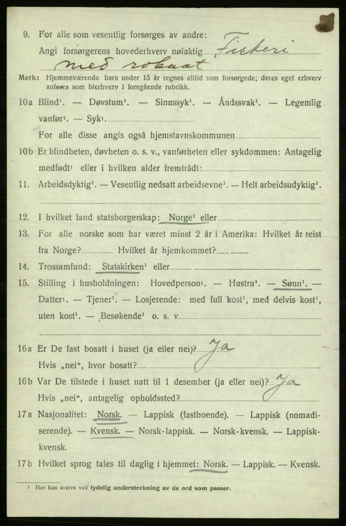 SATØ, 1920 census for Sørøysund rural district, 1920, p. 2943