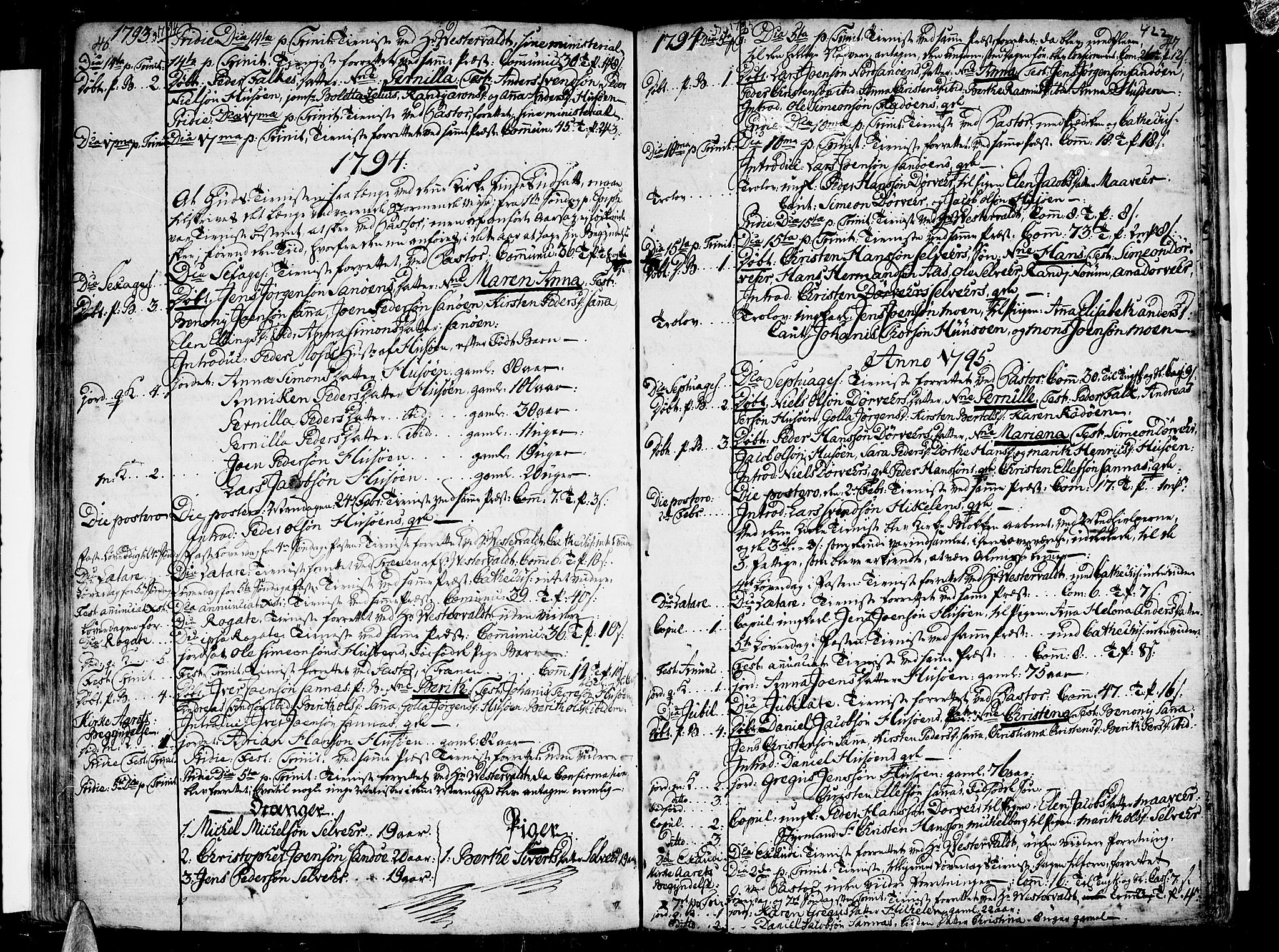 Ministerialprotokoller, klokkerbøker og fødselsregistre - Nordland, SAT/A-1459/839/L0563: Parish register (official) no. 839A01 /2, 1768-1824, p. 46-47