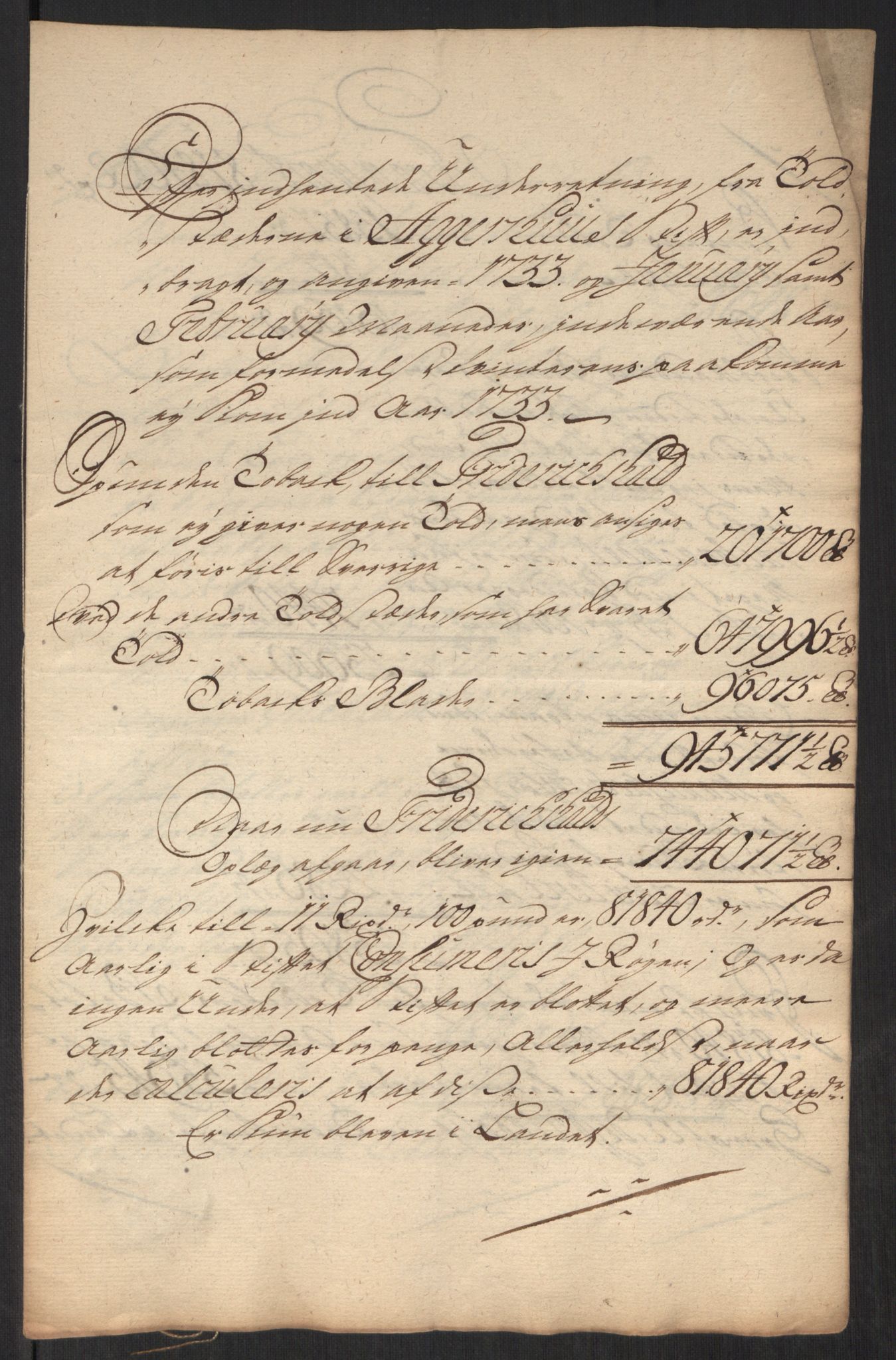 Stattholderembetet 1572-1771, AV/RA-EA-2870/Ef/L0107: Brev fra embetsmenn og andre, 1733-1734, p. 336