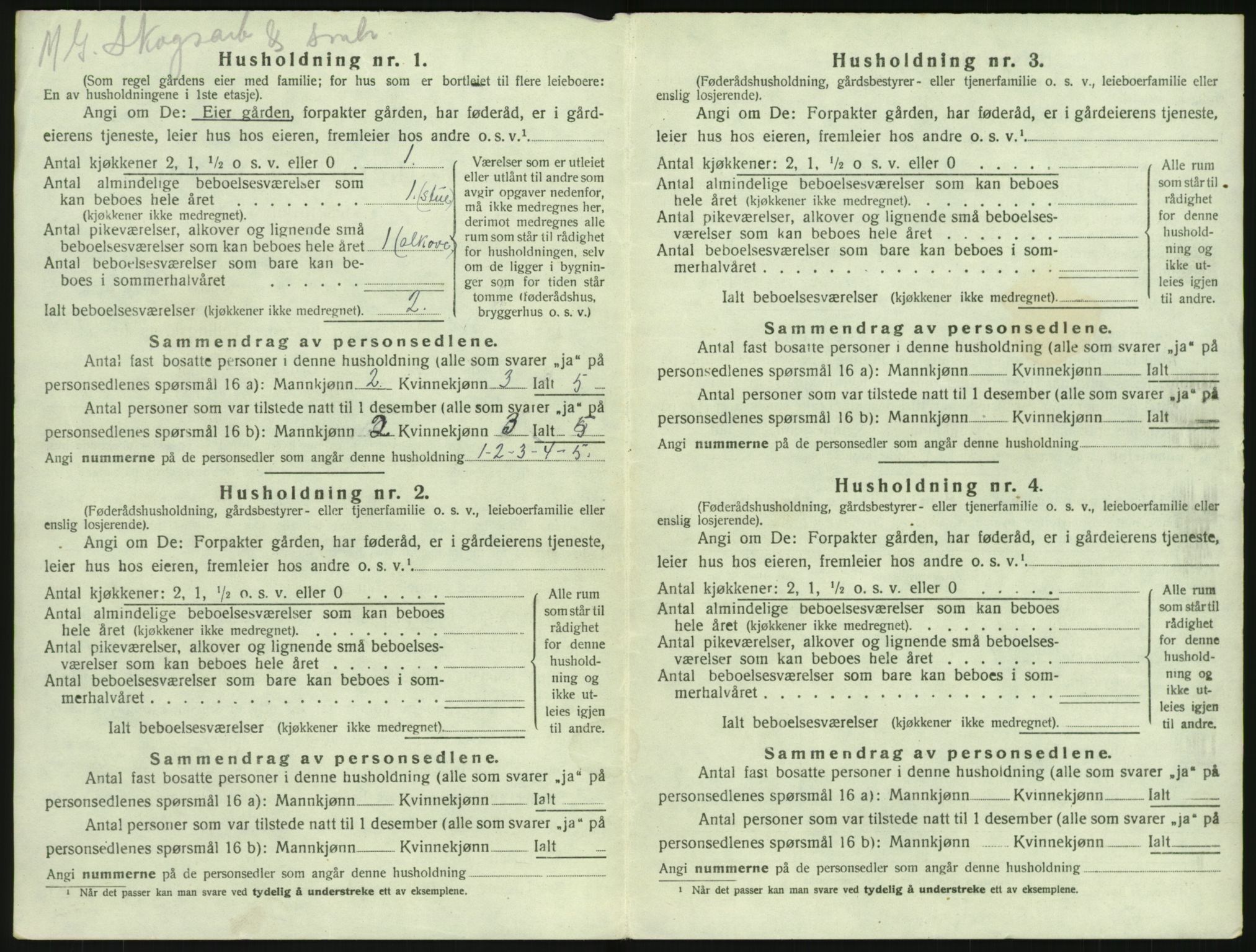 SAKO, 1920 census for Lardal, 1920, p. 318