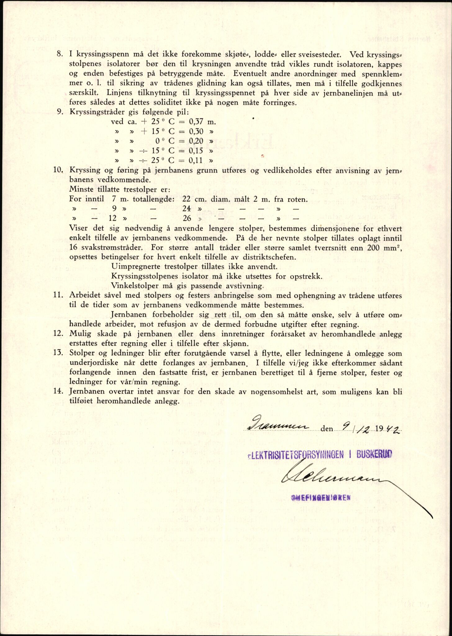 Norges Statsbaner Drammen distrikt (NSB), AV/SAKO-A-30/F/Fe/Fee/L0003: Kabelkryss Drammenbanen, Bratsbergbanen, Numedalsbanen og Sørlandsbanen, 1903-1989, p. 1241