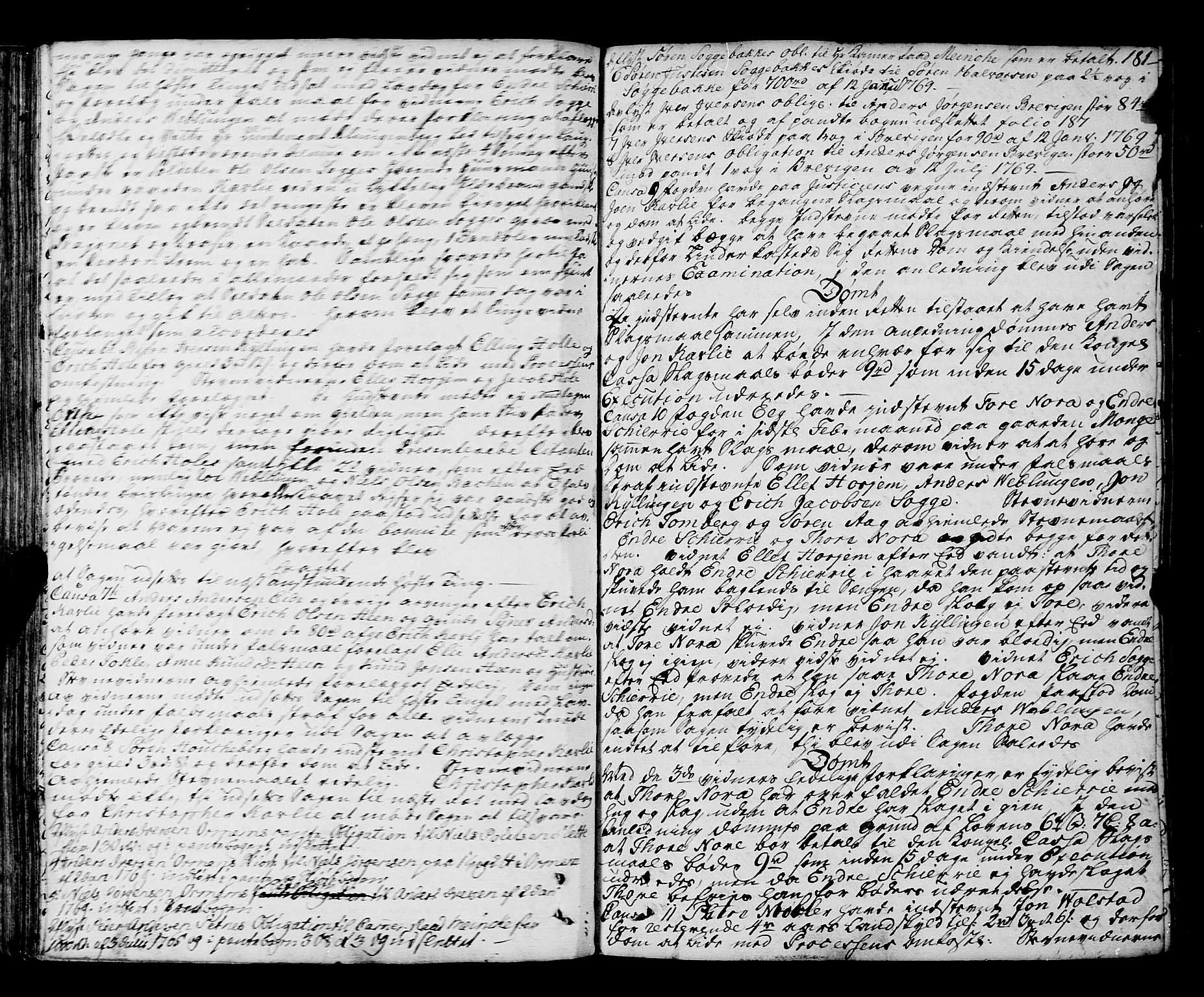 Romsdal sorenskriveri, SAT/A-4149/1/1/1A/L0015: Tingbok, 1765-1775, p. 180b-181a