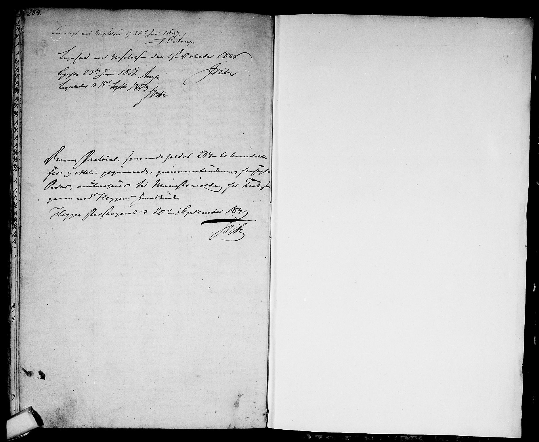 Modum kirkebøker, SAKO/A-234/G/Ga/L0005: Parish register (copy) no. I 5, 1847-1853, p. 284-285