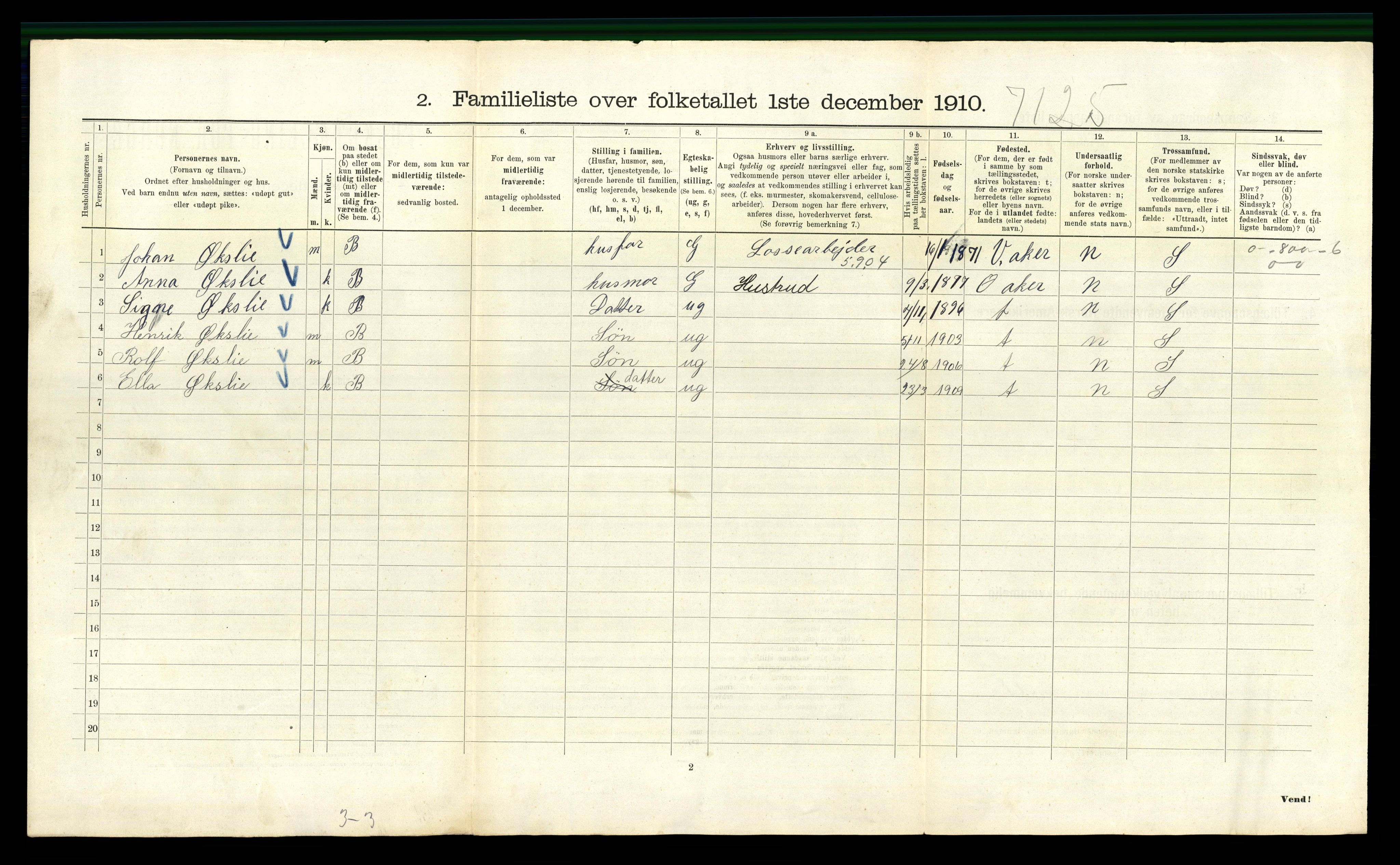 RA, 1910 census for Kristiania, 1910, p. 32524