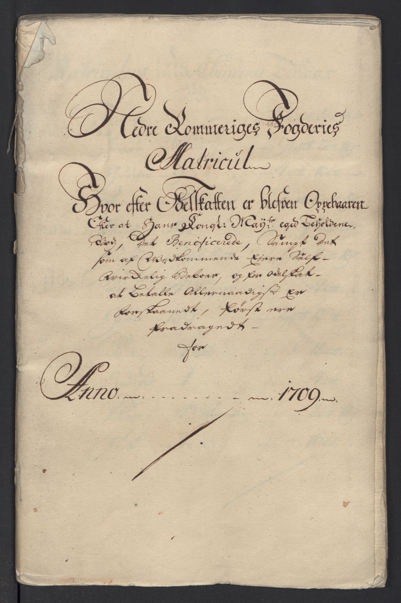 Rentekammeret inntil 1814, Reviderte regnskaper, Fogderegnskap, RA/EA-4092/R11/L0591: Fogderegnskap Nedre Romerike, 1708-1709, p. 272