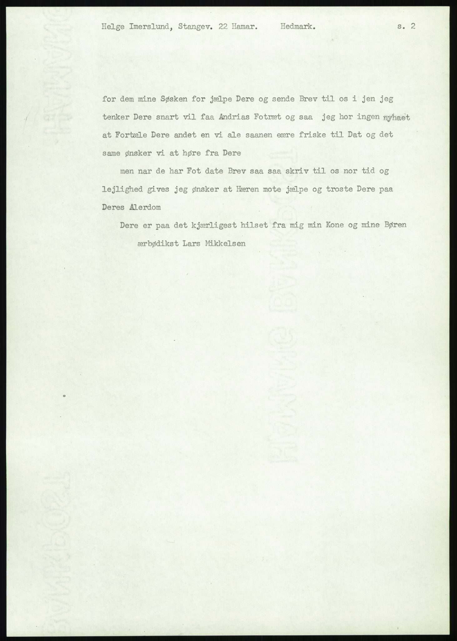 Samlinger til kildeutgivelse, Amerikabrevene, AV/RA-EA-4057/F/L0008: Innlån fra Hedmark: Gamkind - Semmingsen, 1838-1914, p. 51
