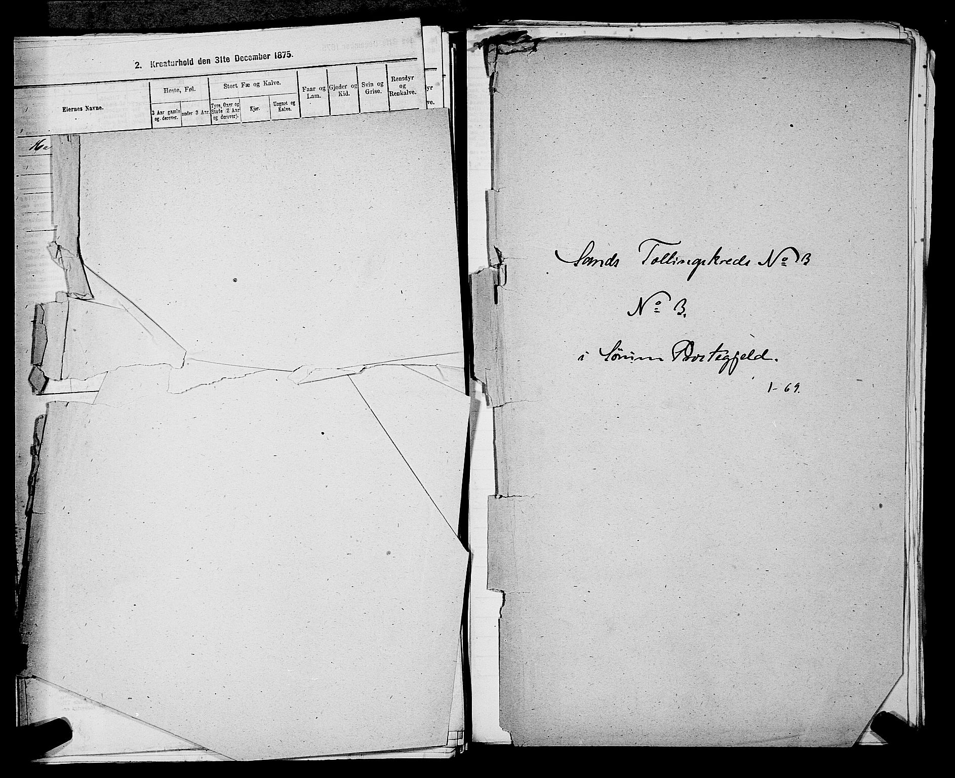 RA, 1875 census for 0226P Sørum, 1875, p. 313